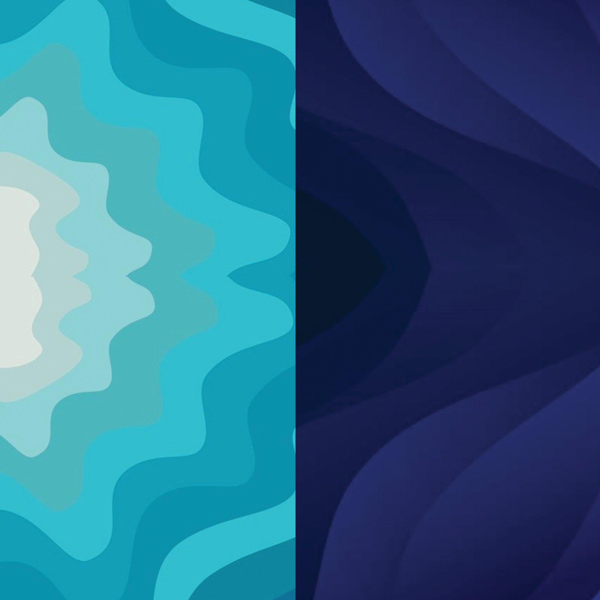 Dark Blue Vector Art Phone Case with Strap - Switch Bands