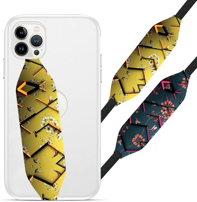 Universal Phone Grip Strap -Elegant Floral - Switchbands