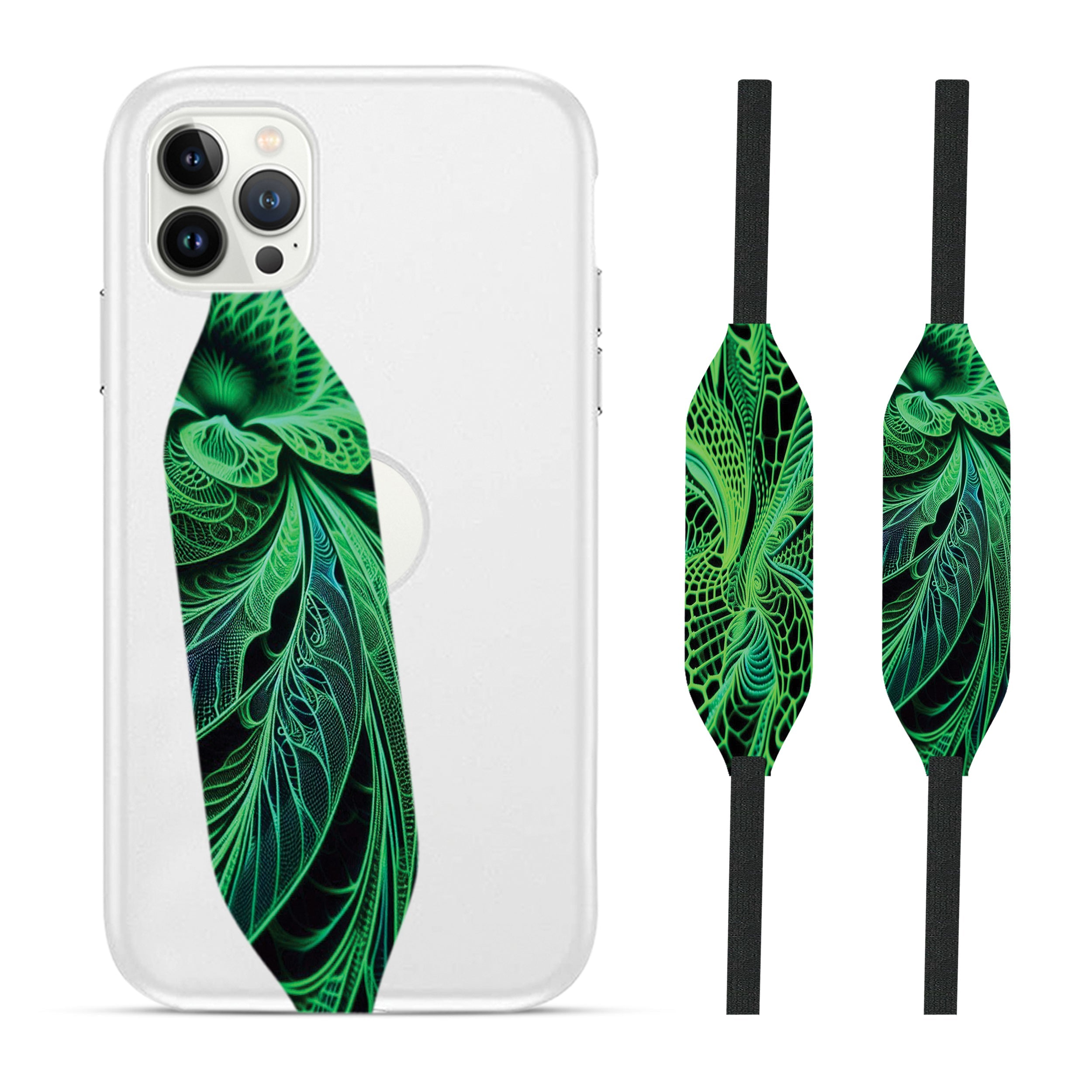 Mesh Neon Green iPhone cover with Strap - Switch Bands