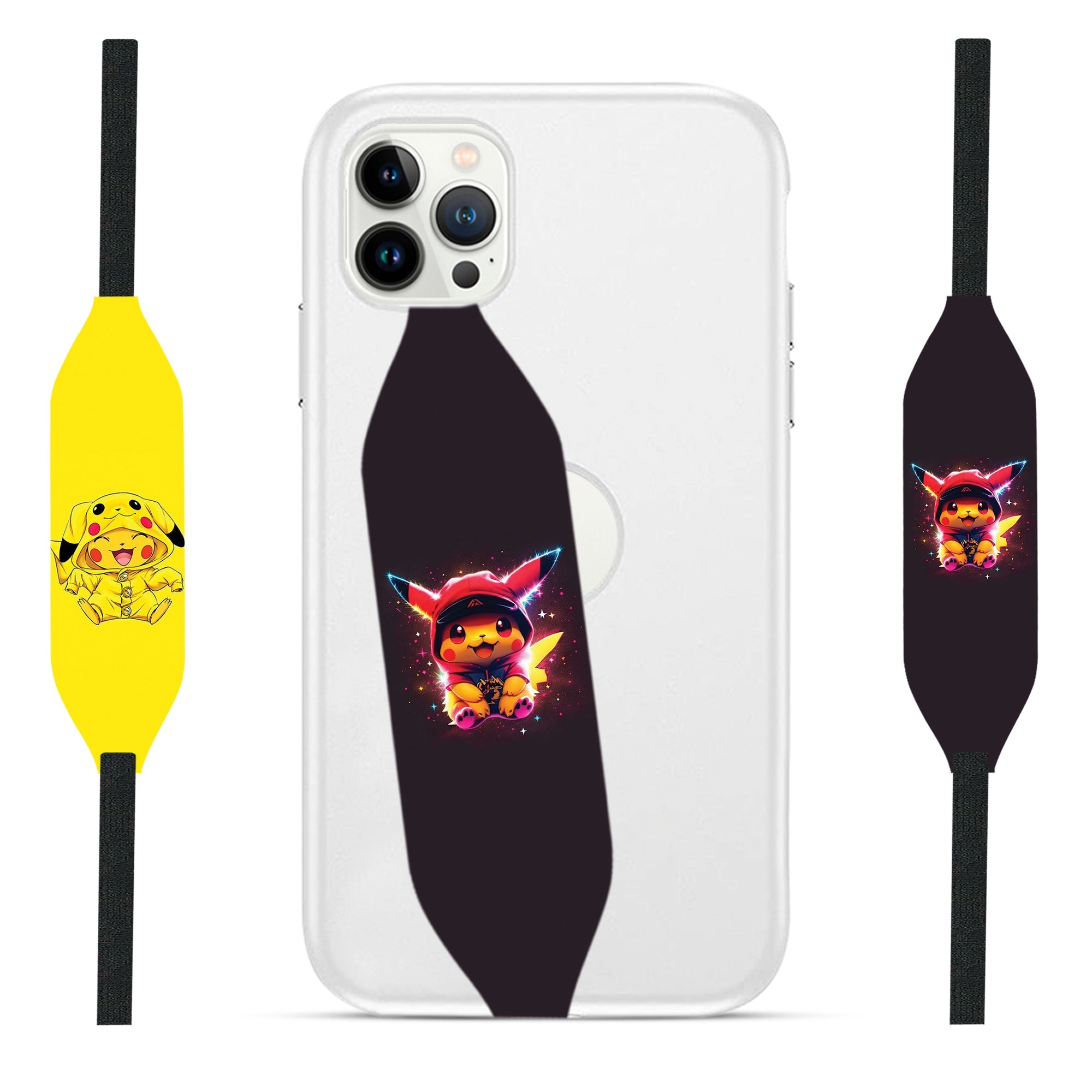 mewtwo Pokémon pattern Toon art Cell Phone Strap - Switch Bands