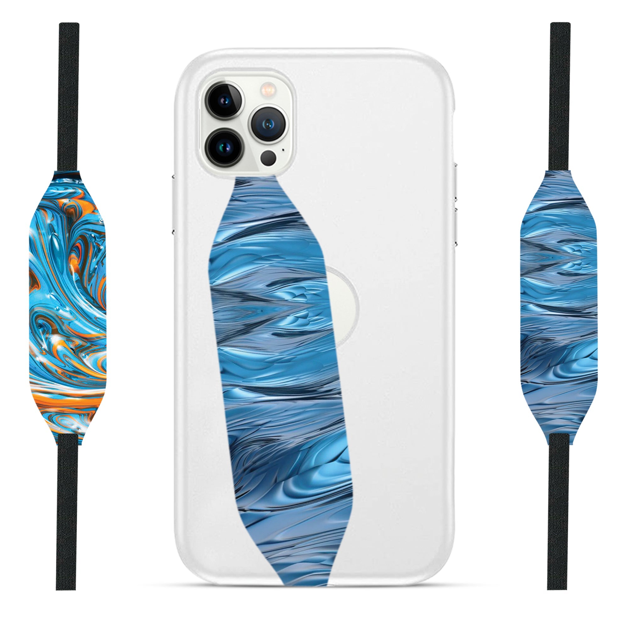 Wavy Ocean Pattern iPhone Strap - Switch Bands