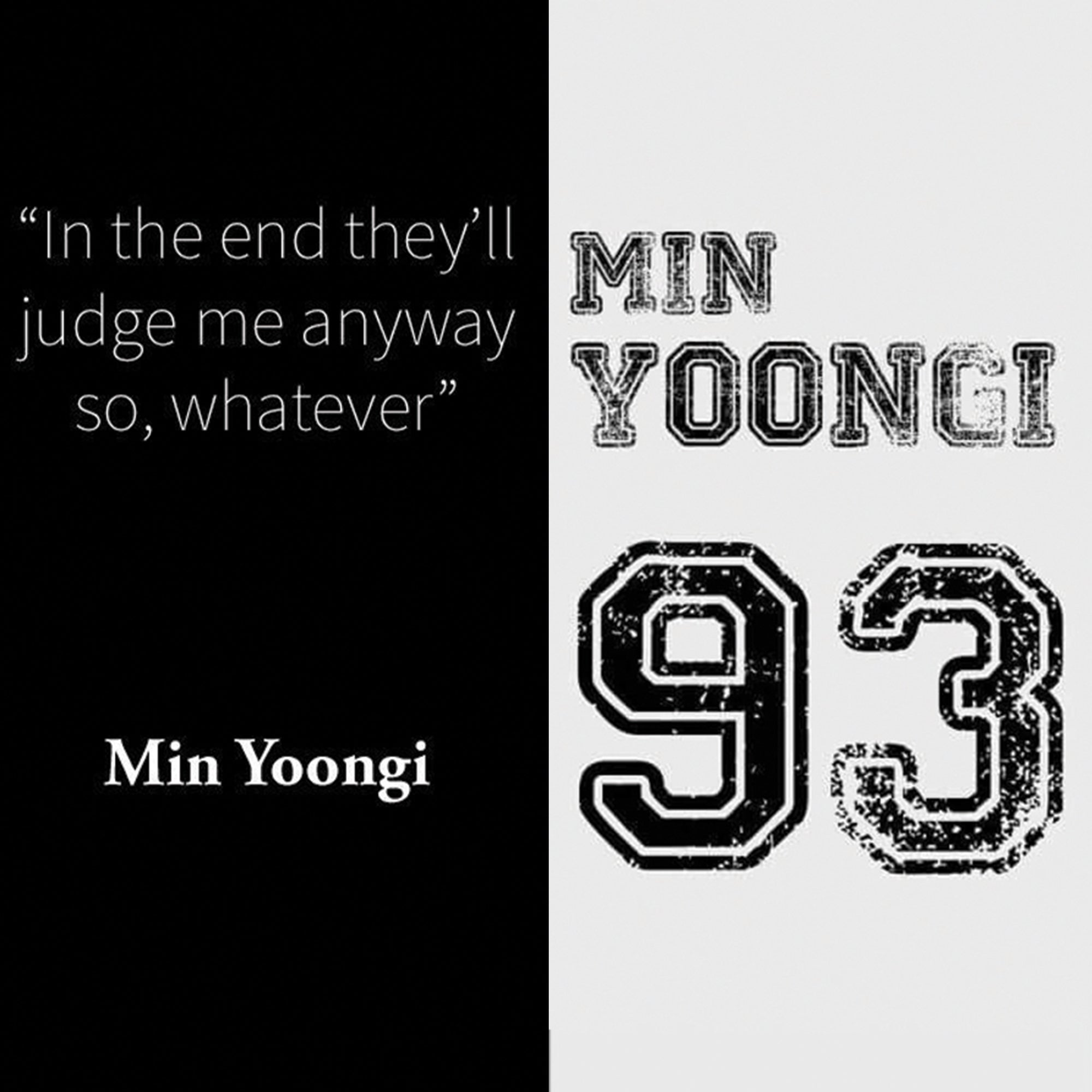 Min Yoongi 93 loop straps - Switch Bands