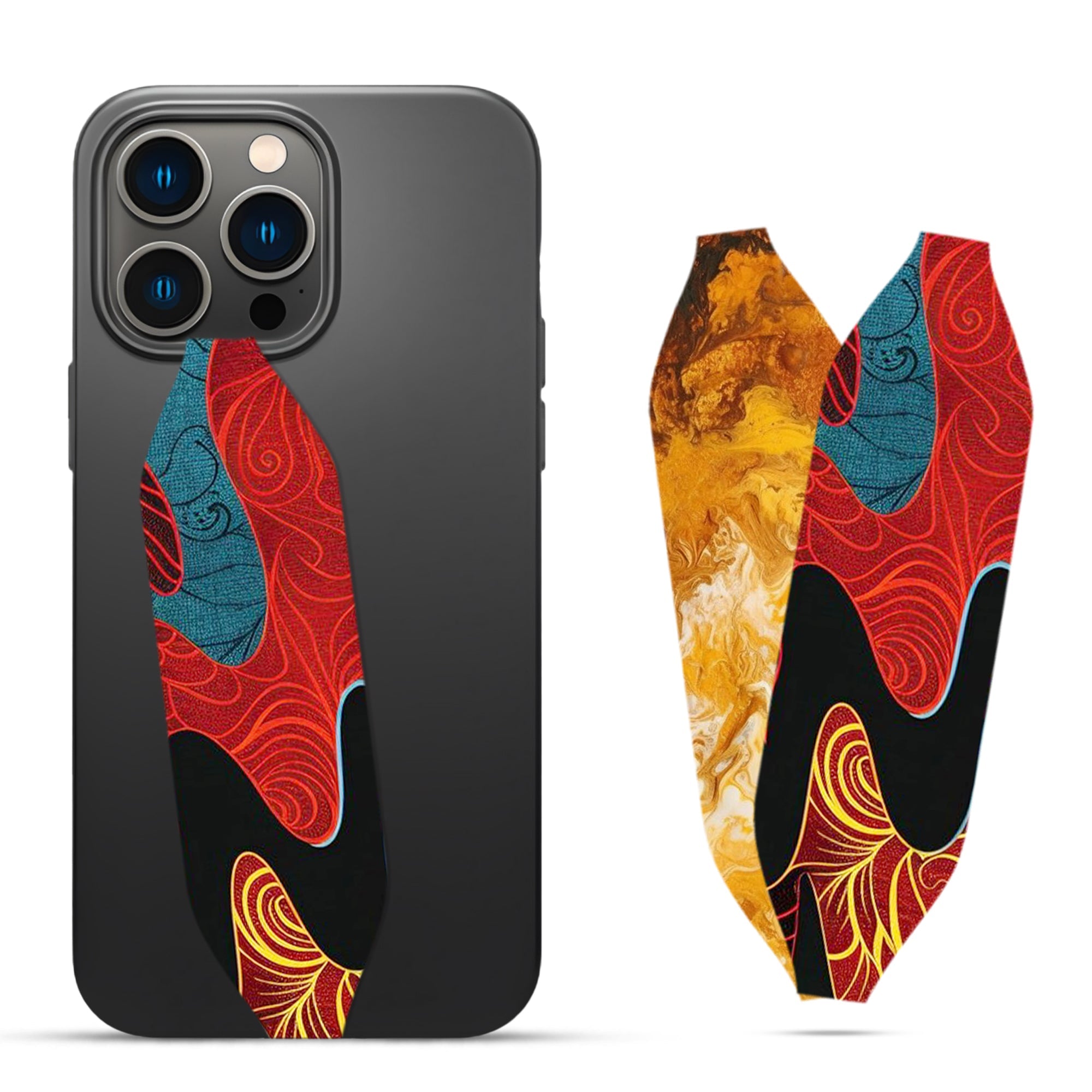 Molten Mercury Phone grip strap - Switch Bands