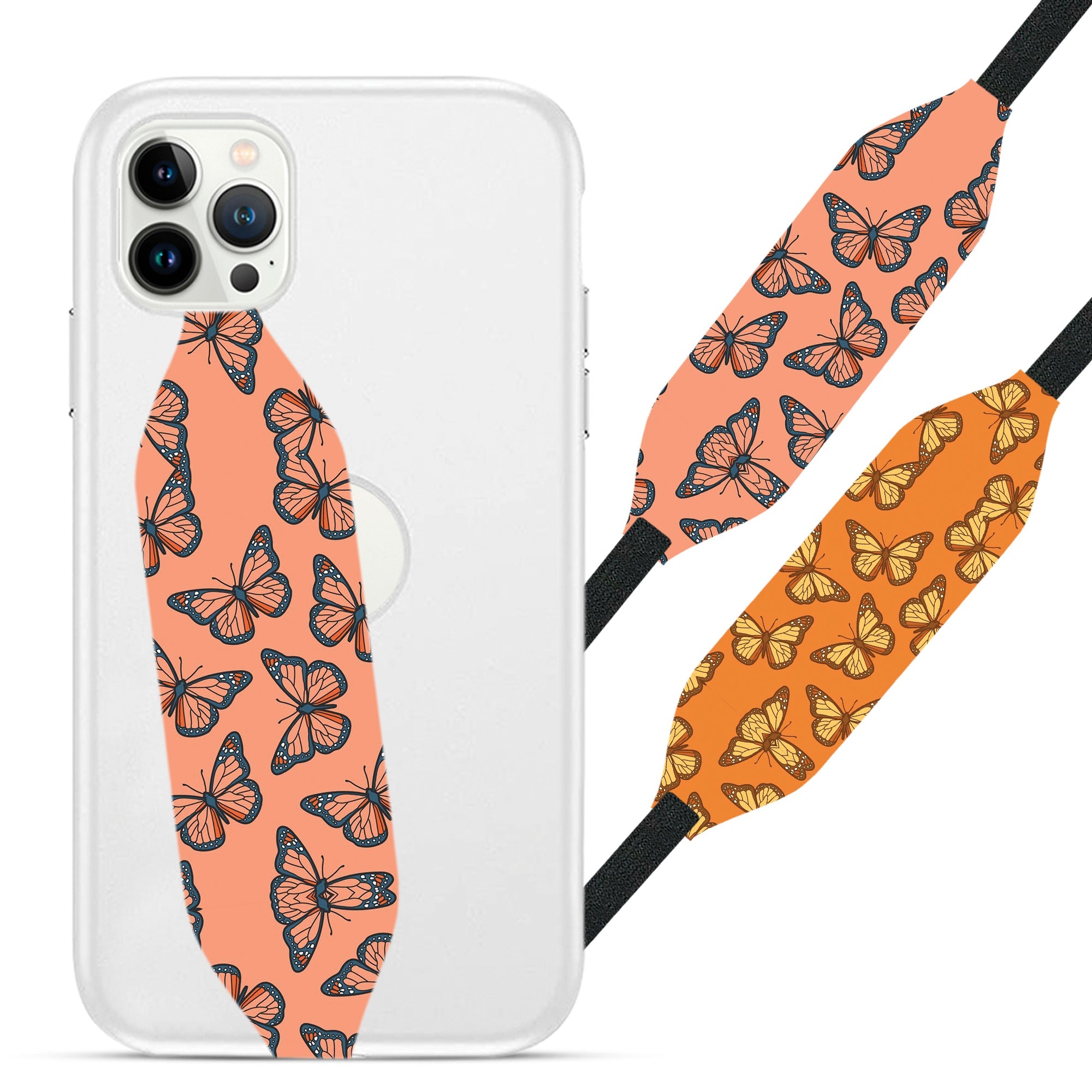 Butterfly Pattern Phone Grip Strap | Switchbands - Switchbands