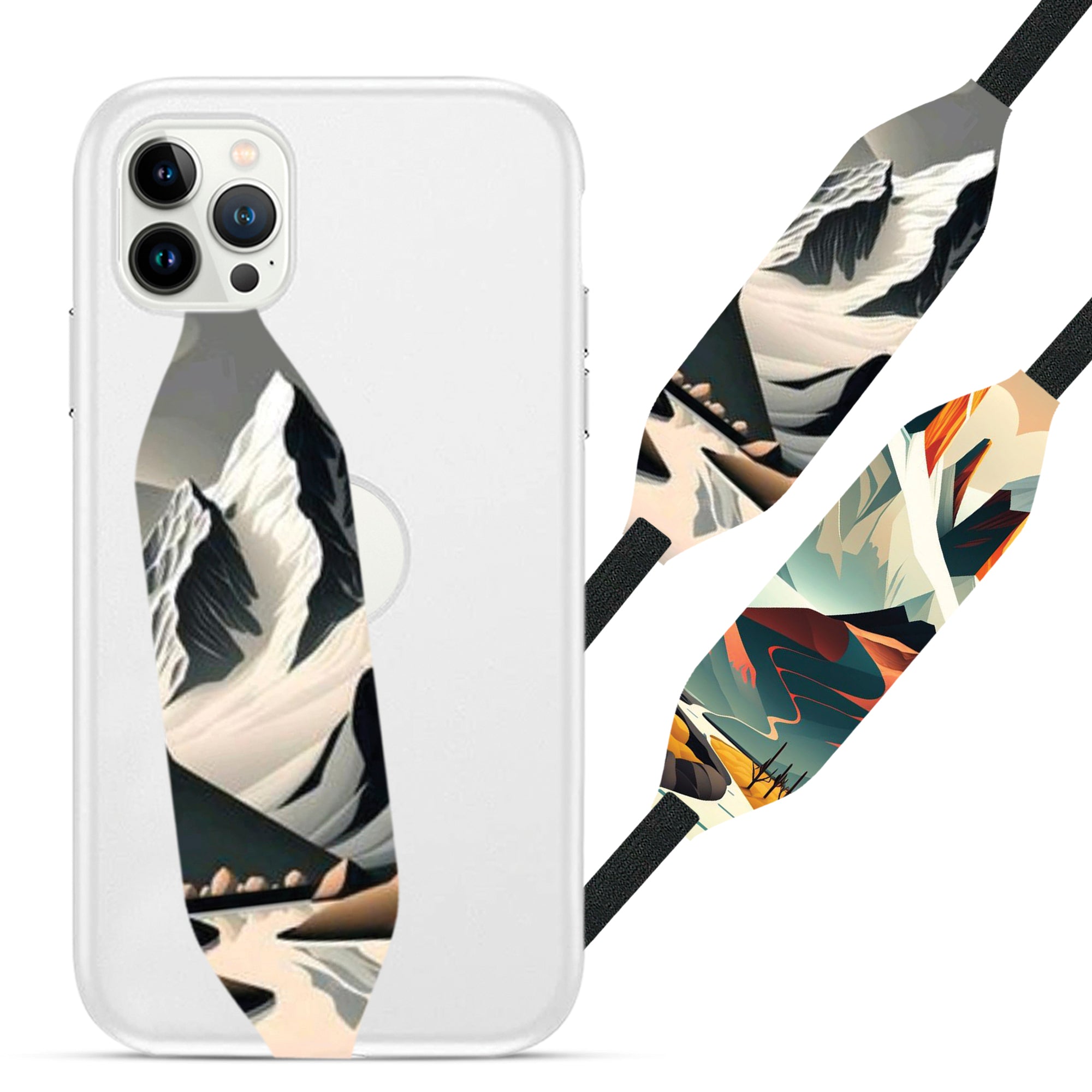 Snow Mountain Art iPhone Case Strap - Switch Bands