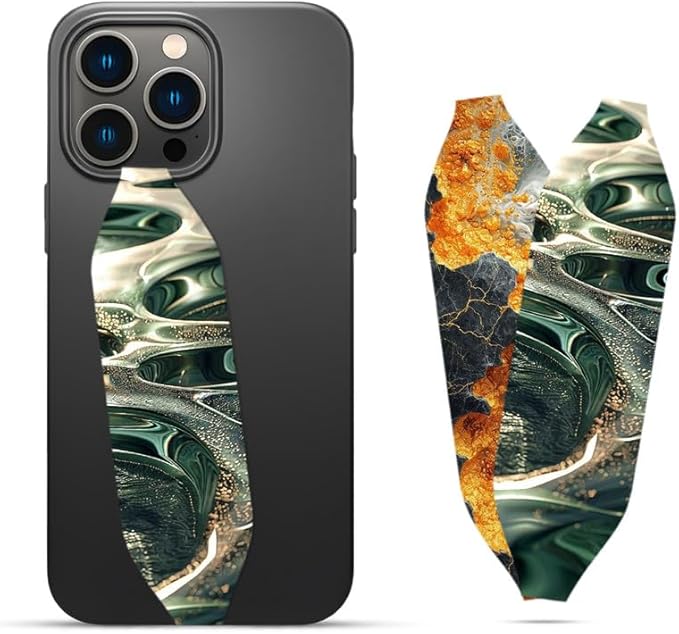 Universal Phone Grip Strap - Enchanting Emerald Elegance - Switchbands