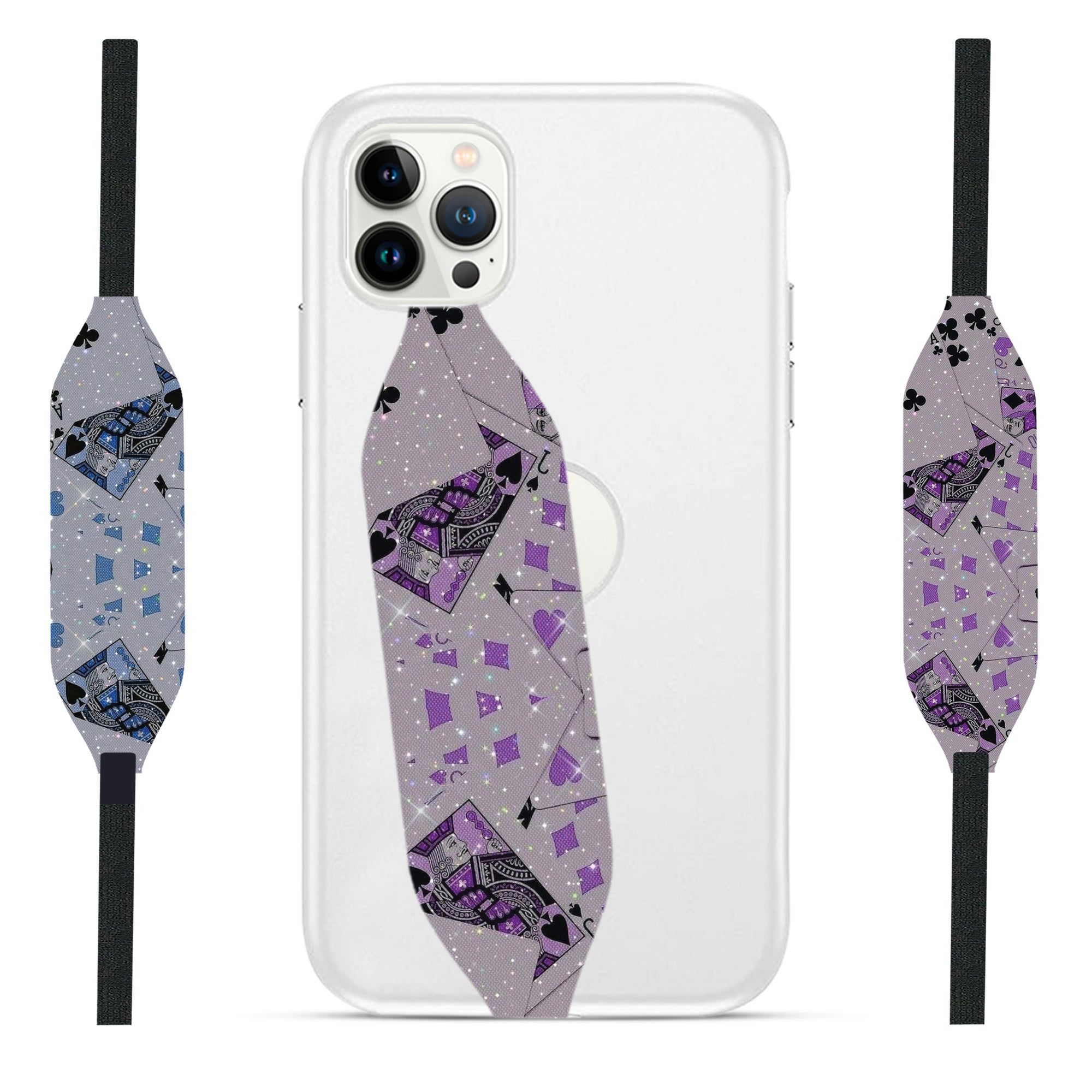 Ace of Spades Cards Phone Case with Strap - Switch Bands