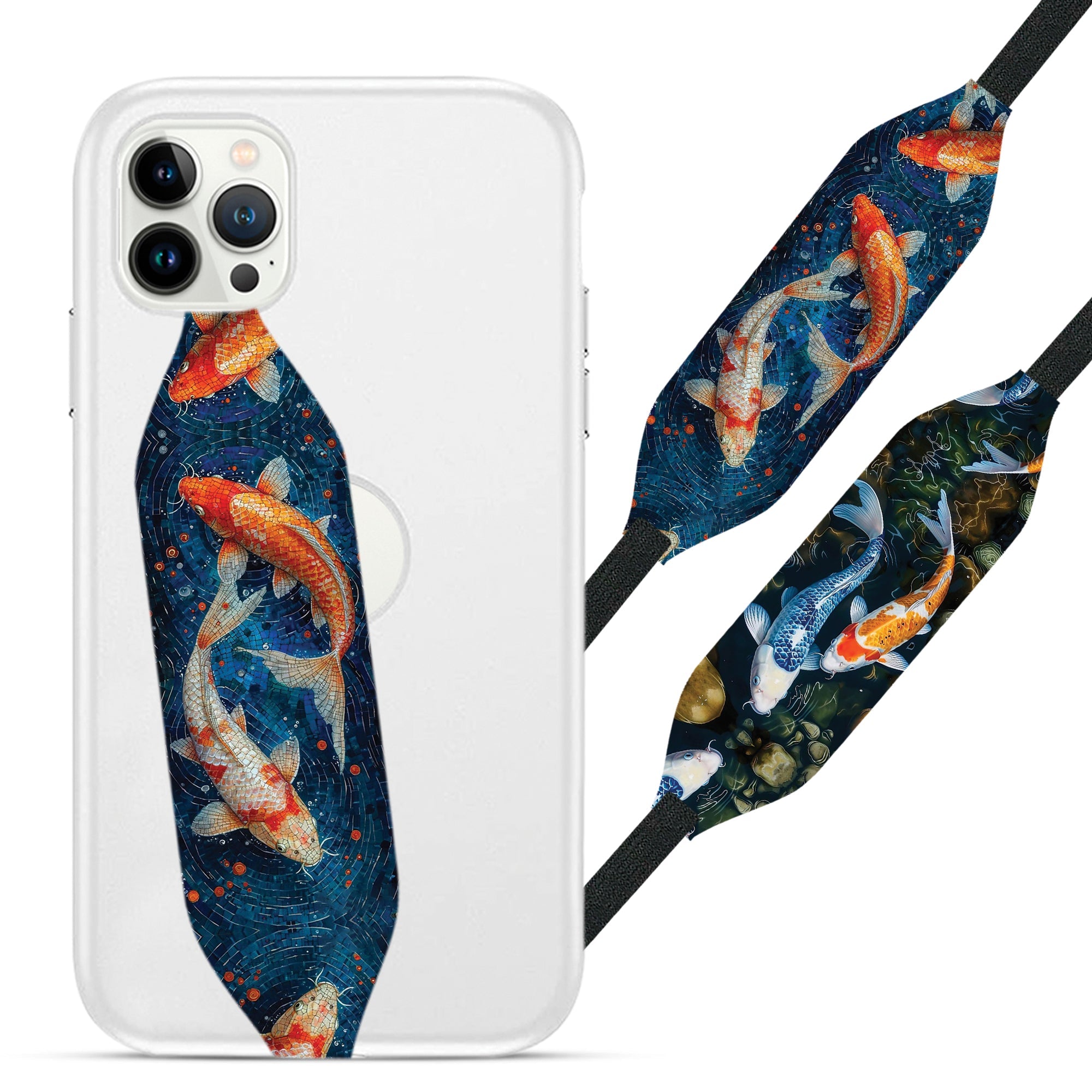 Enchanting Fantasy Koi Fish Swim Strap FOR Phone - Switch Bands