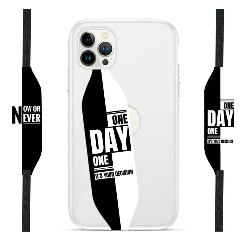 One Day One it's Your Decision - phone Strap