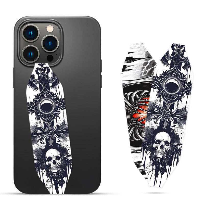 Roces Skull Pattern Phone case with strap - Switch Bands