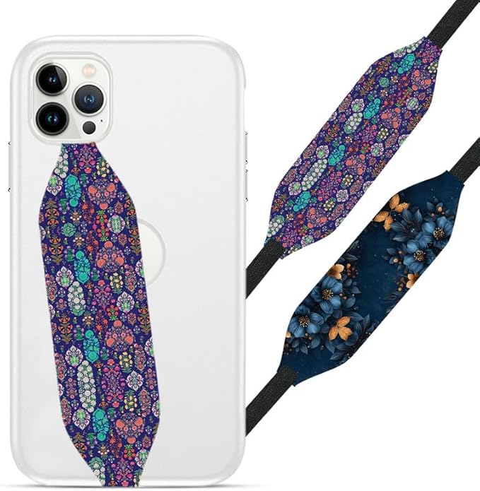 Universal Phone Grip Strap -Elegant Floral - Switchbands