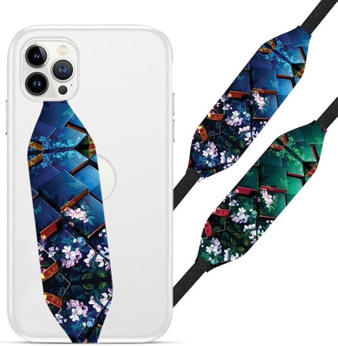 Universal Phone Grip Strap -Elegant Floral - Switchbands