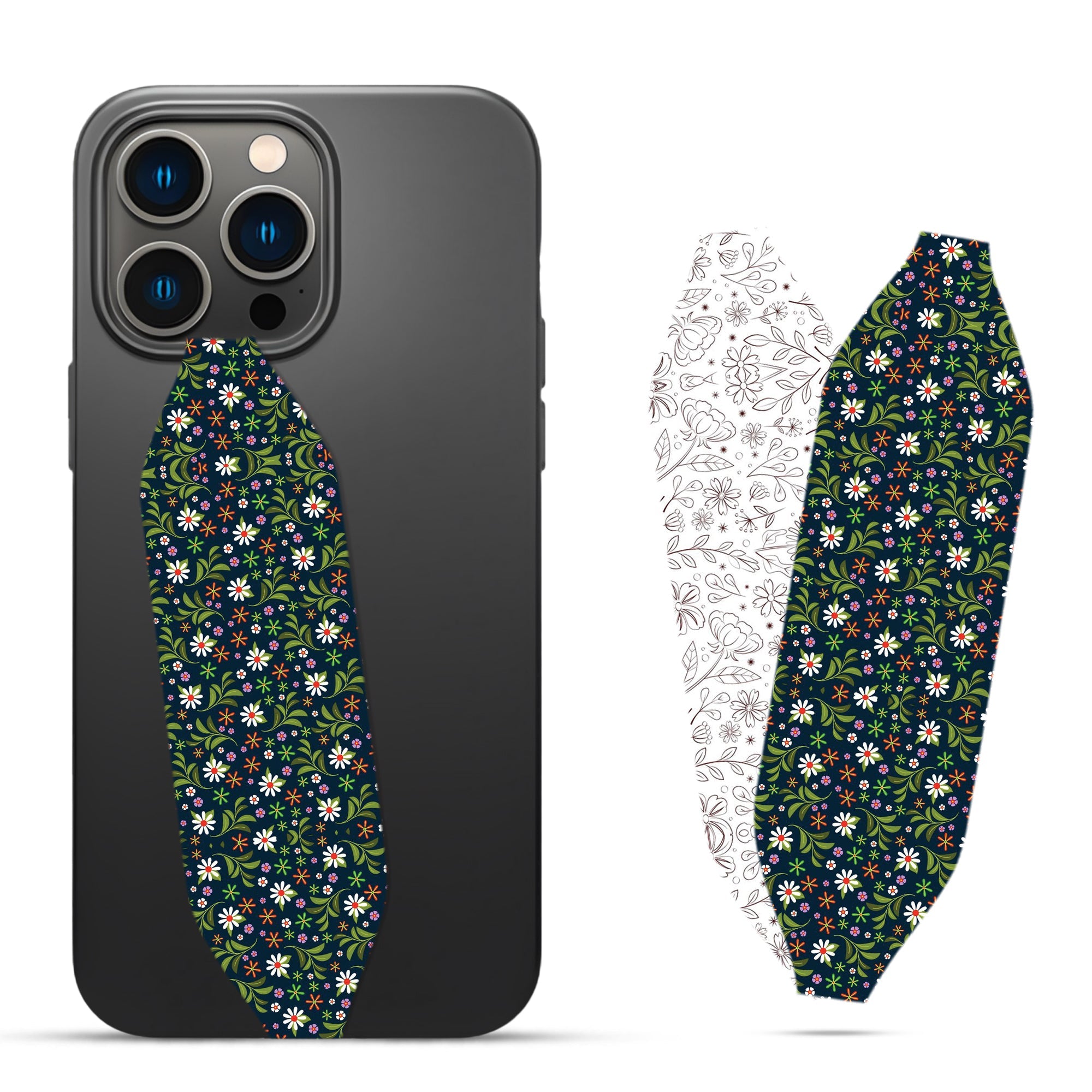 ditsy flower print Phone Strap Grip - Switch Bands
