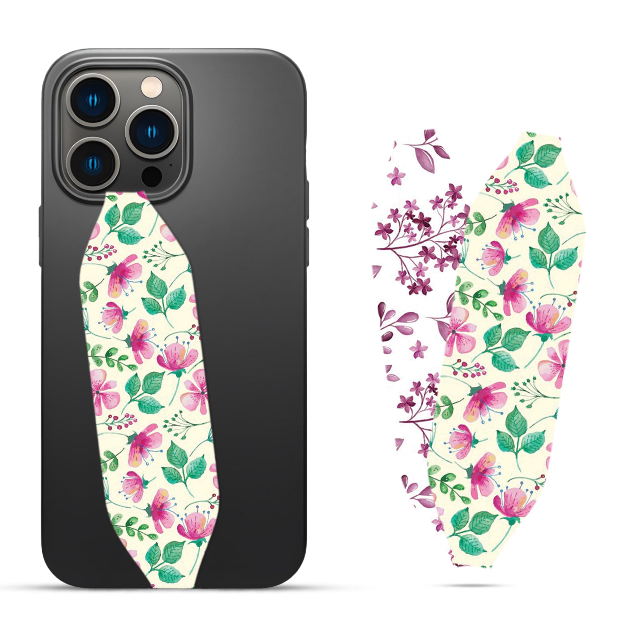 Phone Grip Strap - Petal Whispers