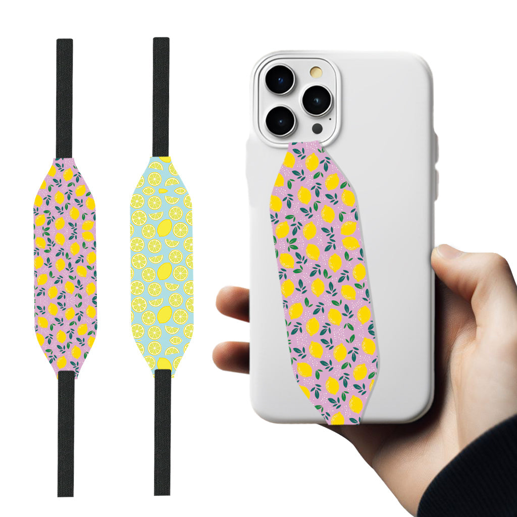 Lemon grip strap with iPhone cases - Switch Bands
