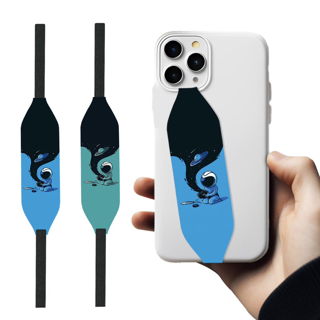 3D Astronaut Art iPhone Case Strap - Switch Bands