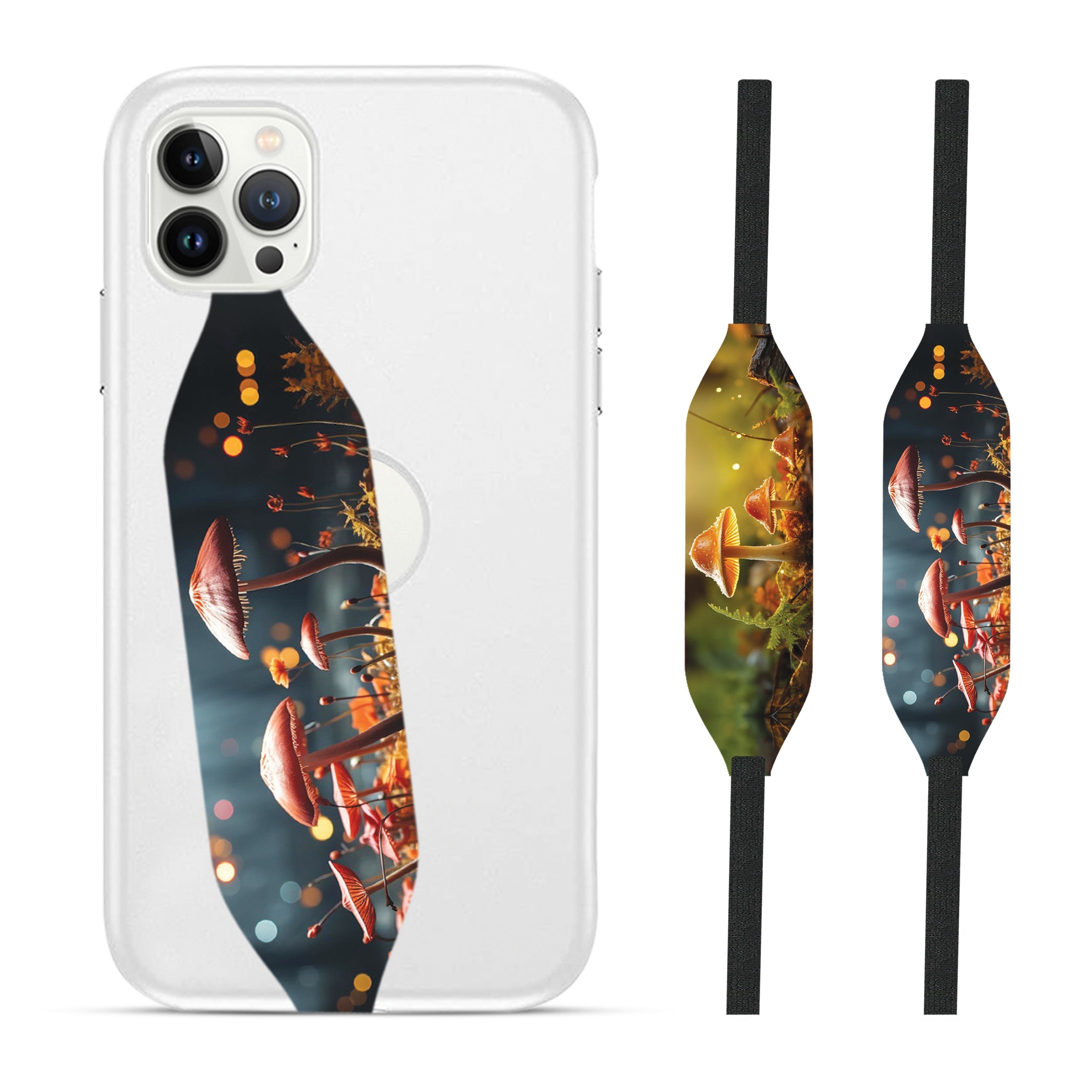 Attractive Mushrooms iPhone cover with Strap - Switch Bands
