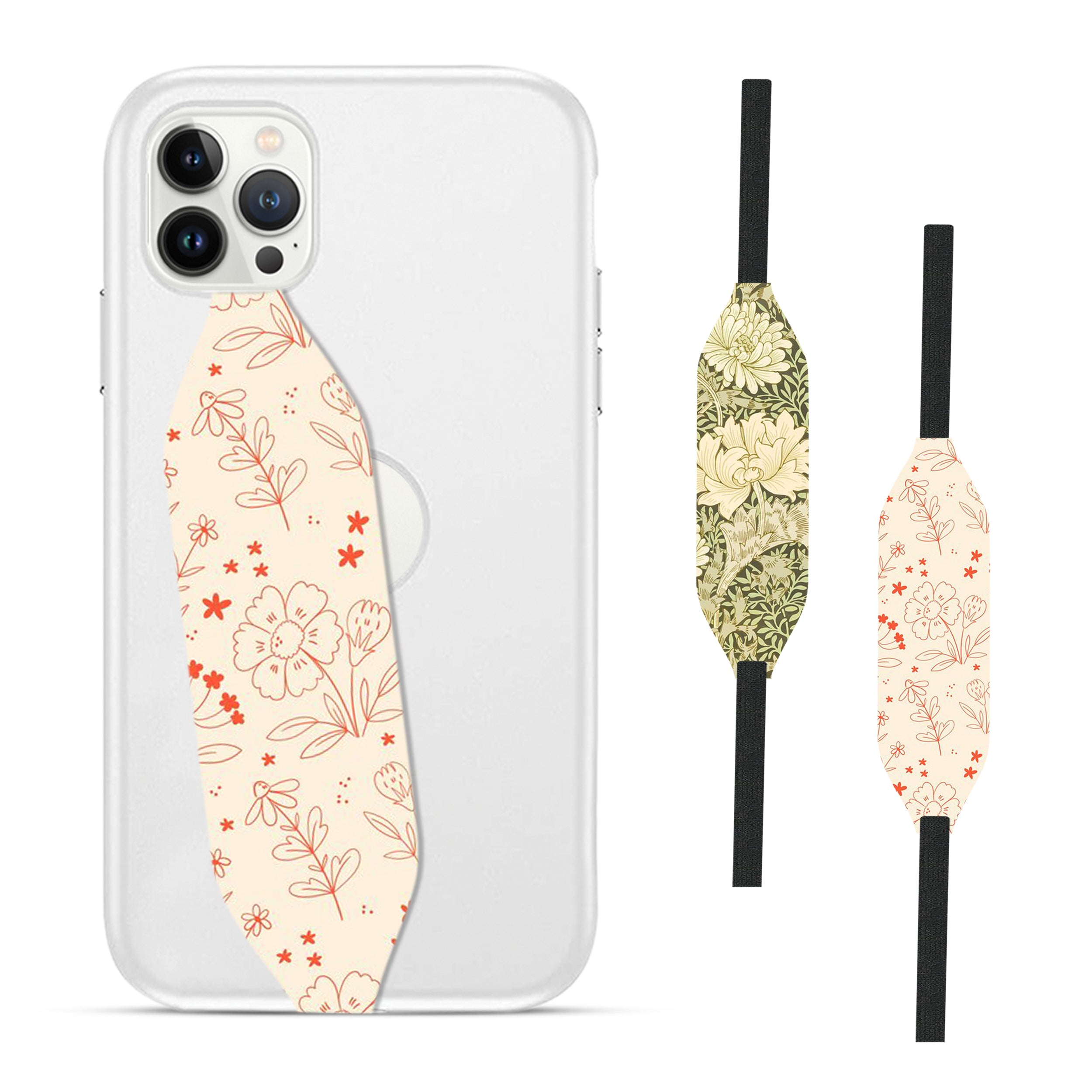 Nature Floral Phone Loop  -  Grip strap - Switch Bands