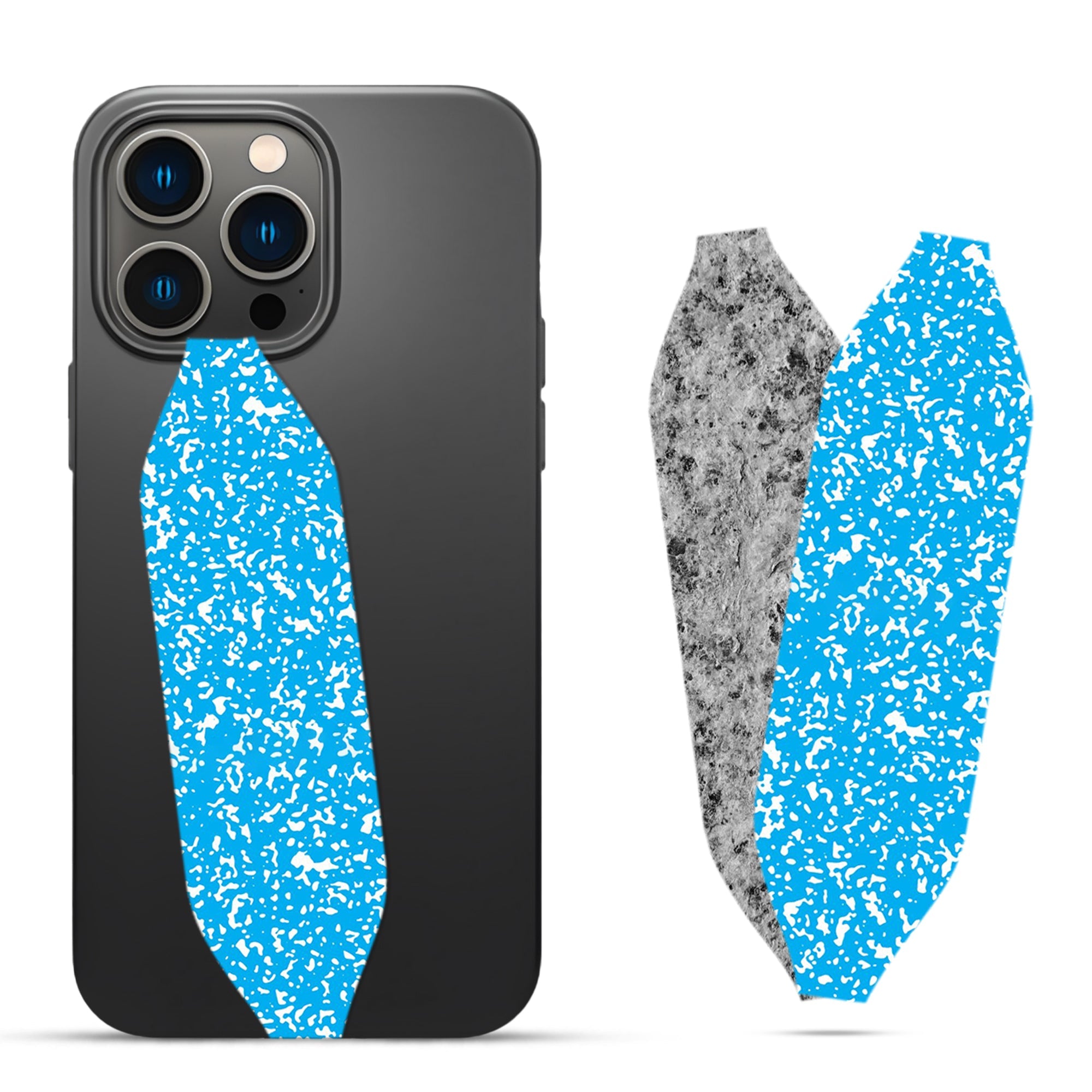 Blue Marble Pattern Phone Grip Strap - Switch Bands