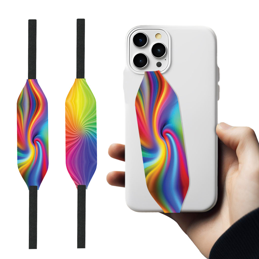 Rainbow Purple iPhone Wrist Strap - switch bands