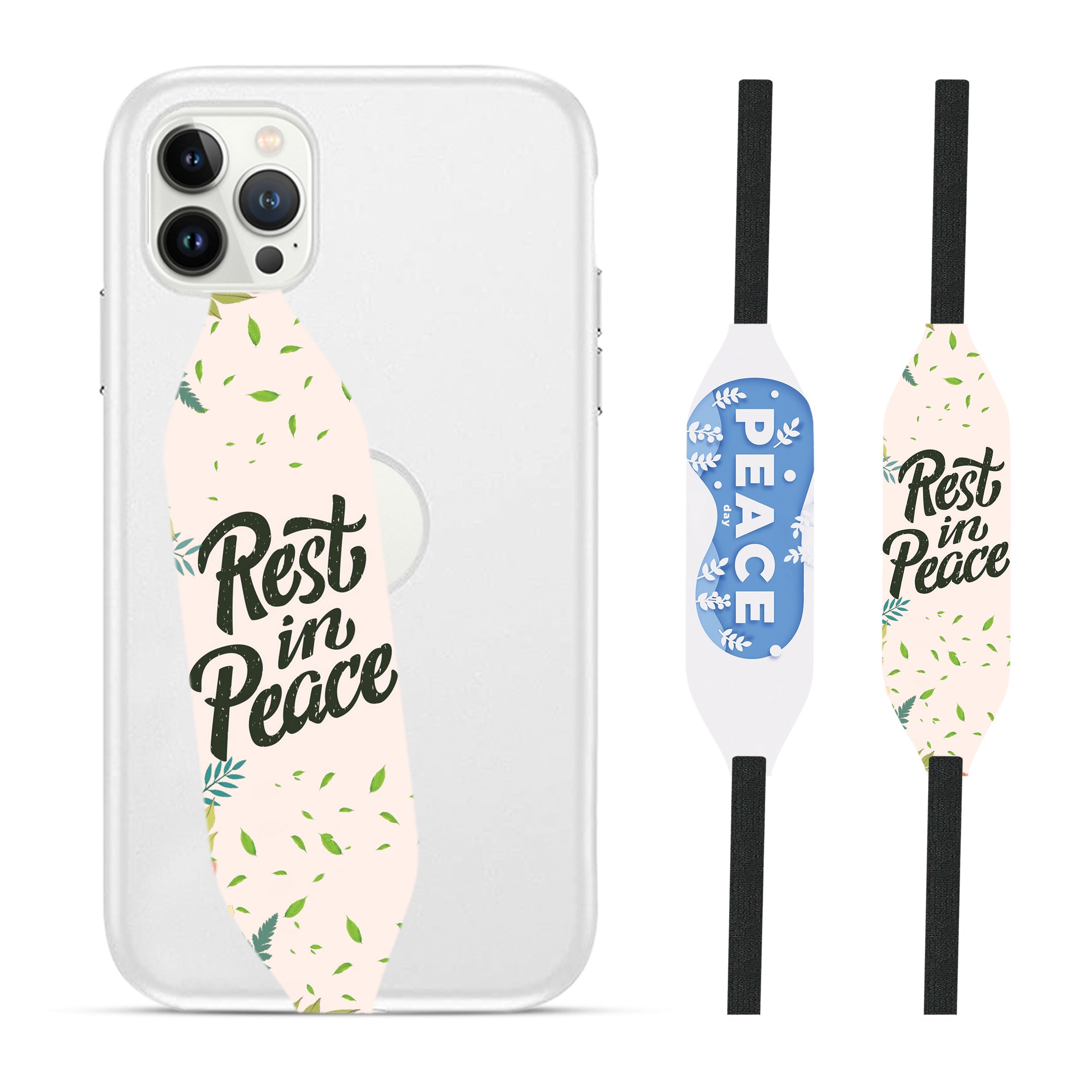 rest in peace iPhone Wrist Strap - switch bands