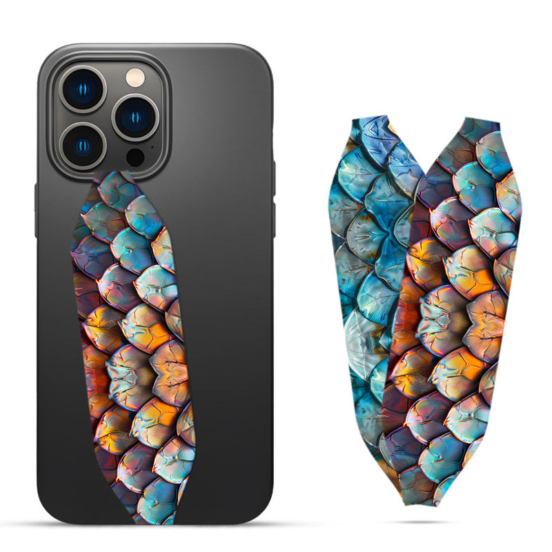 Intricate Dragon Skin Design Phone Case With Strap - Switch Bands