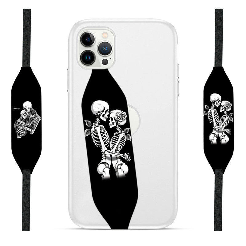 Romantic Skeleton Sketch iPhone Holder Strap -  Switch Bands