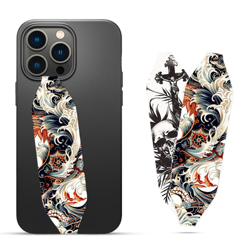 Skull Pattern Phone case with strap - Switch Bands