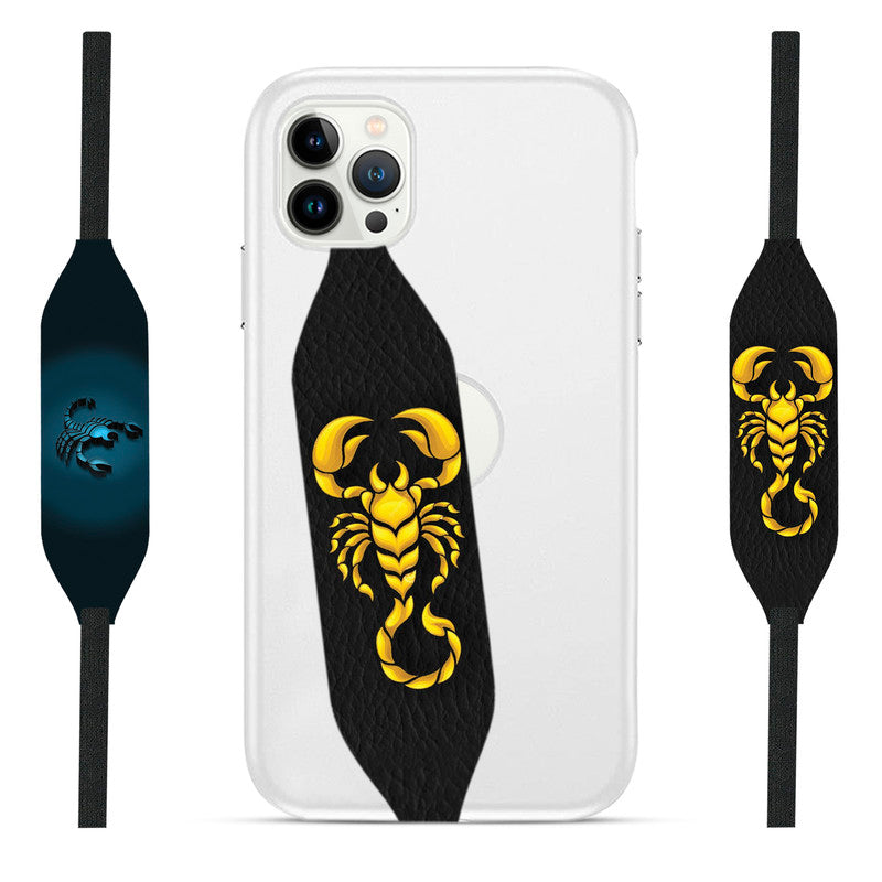 Golden Scorpion Art Pattern Phone strap case - Switch Bands