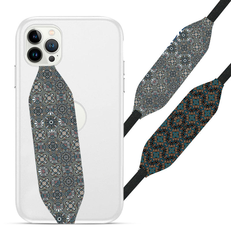 art Vibrant Symmetrical Digital Phone Grip Strap - Switch Bands