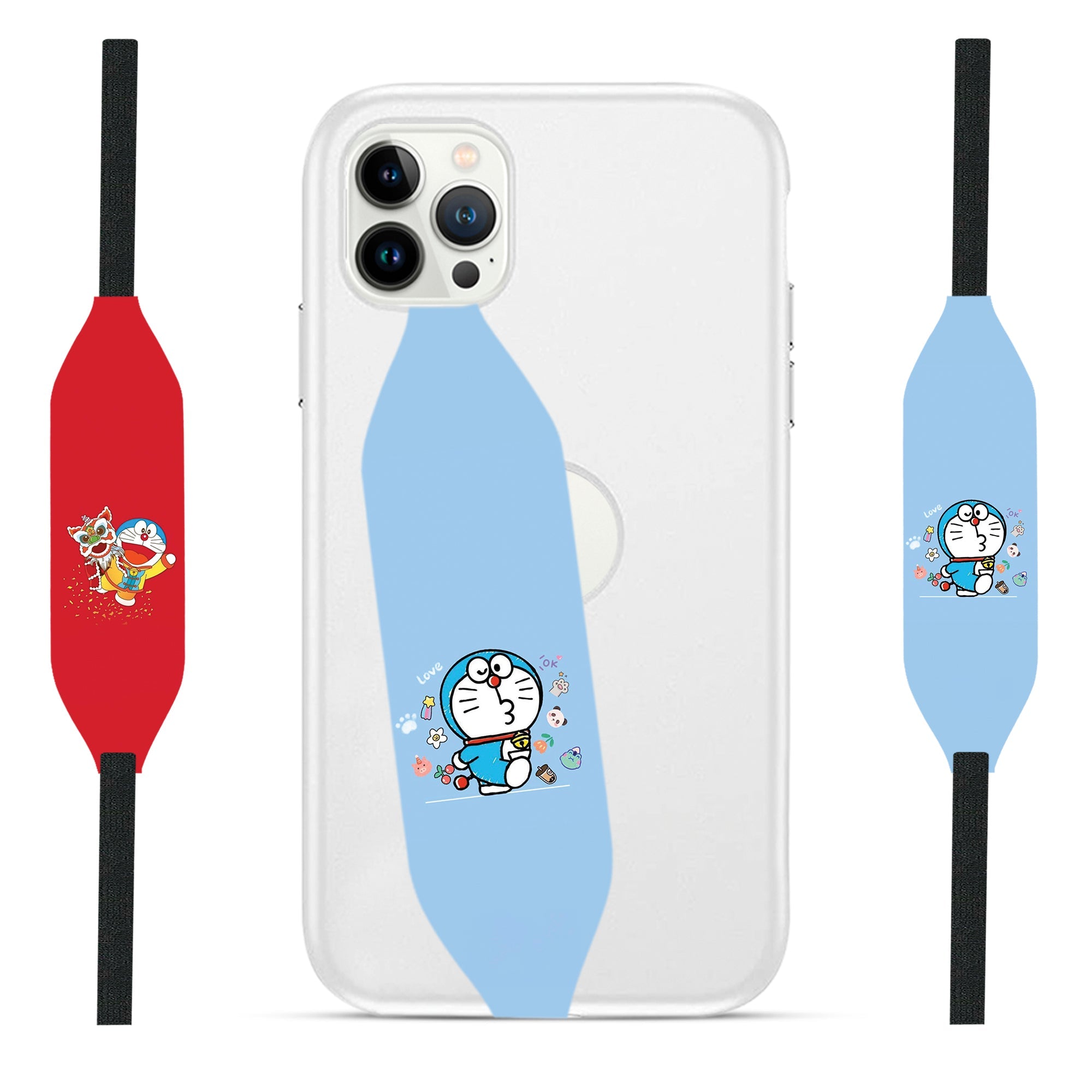Doraemon Toon Art Grip For Phone - Switch Bands