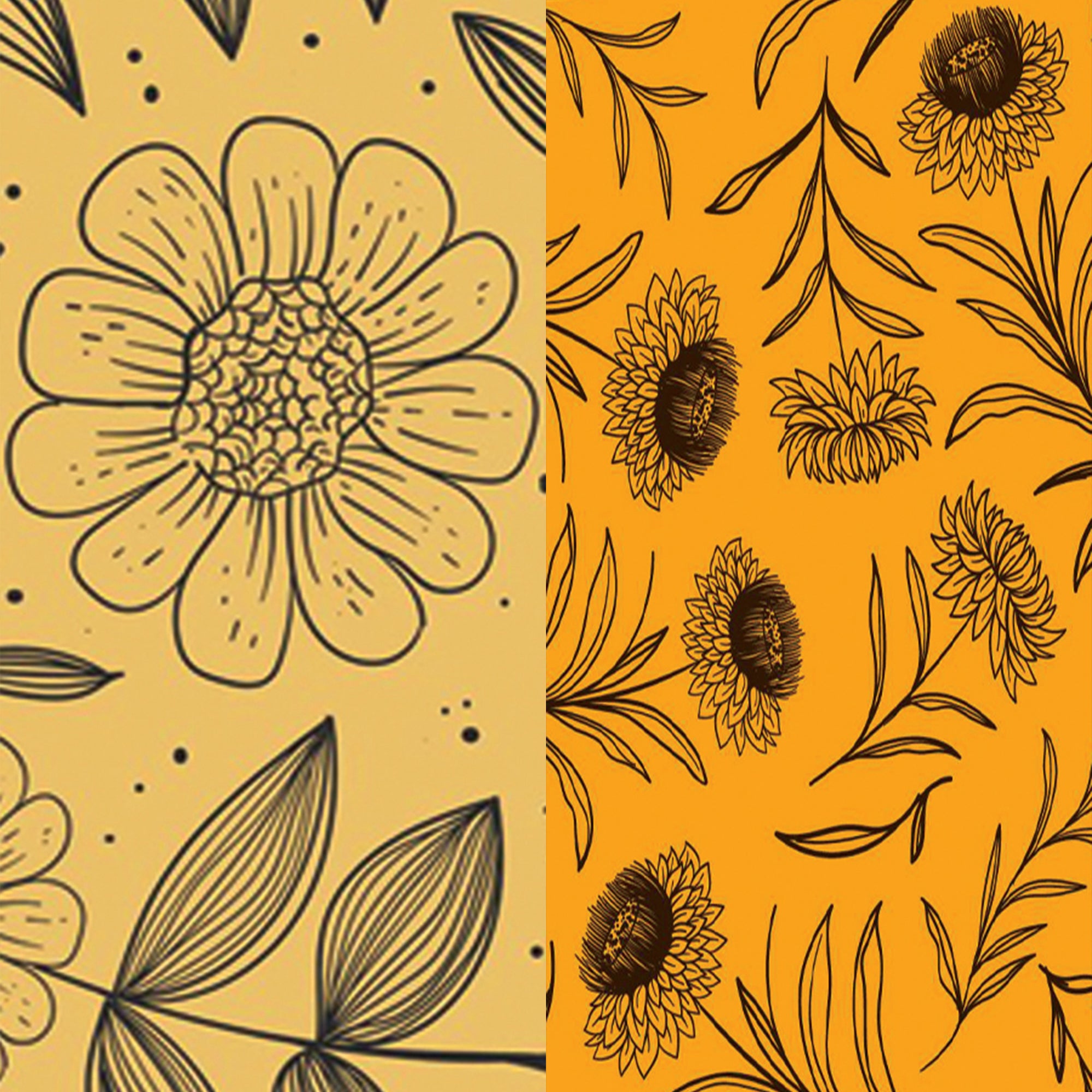 Sun Flower art Strap Loop - Switch Bands