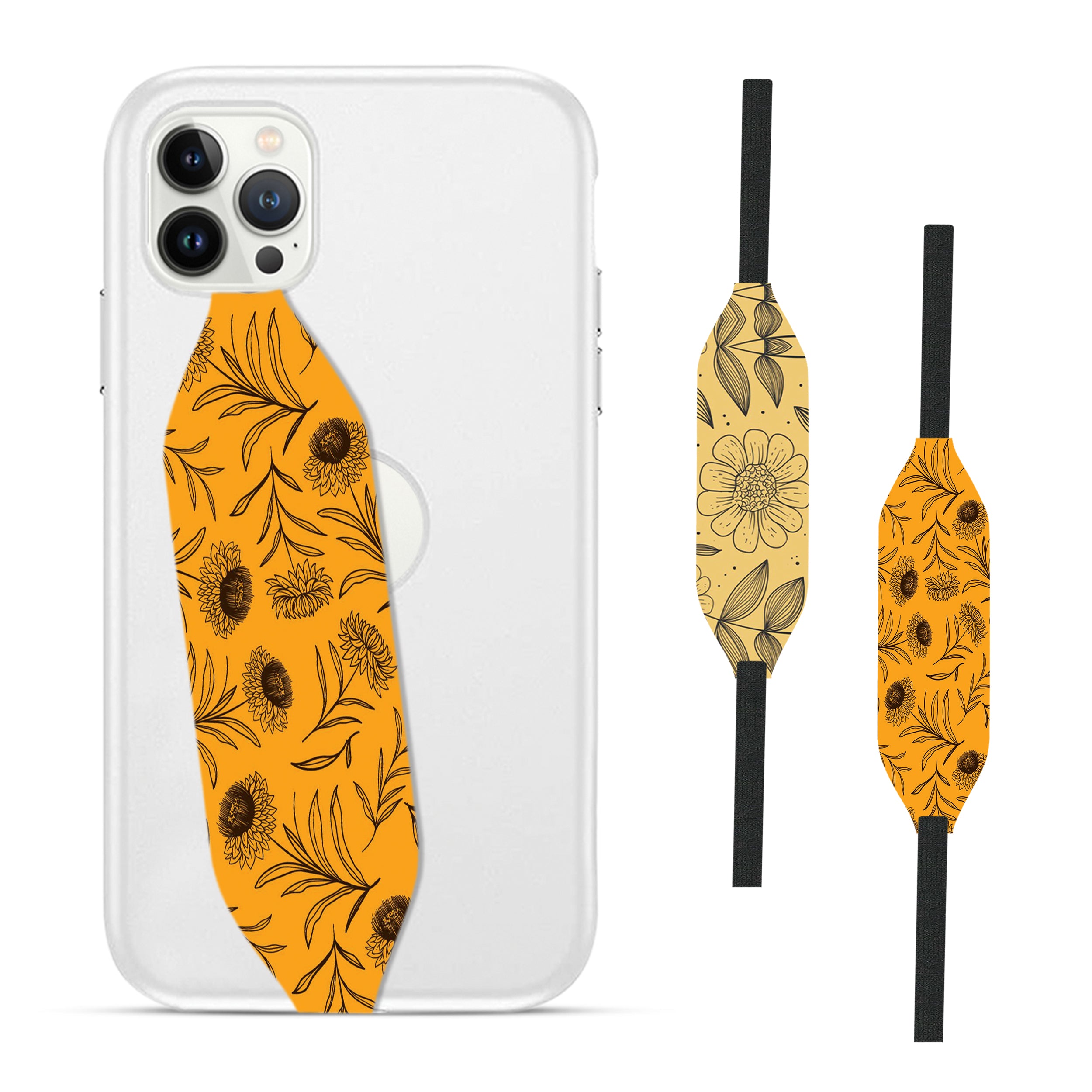 Sun Flower art Strap Loop - Switch Bands