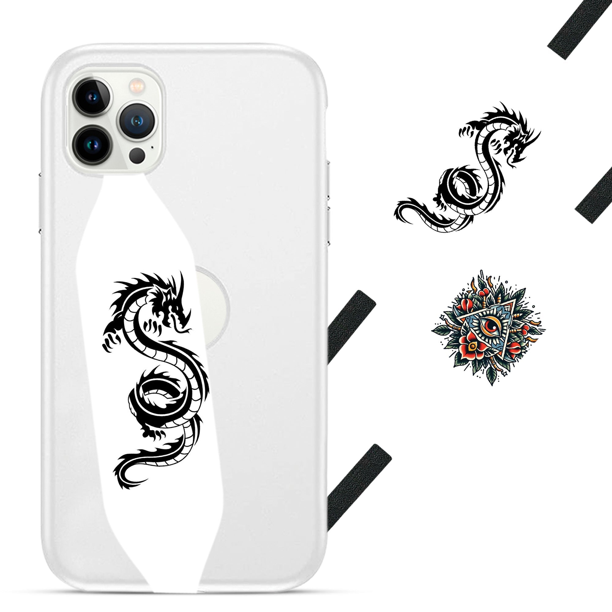 Snake tattoo Cell Phone Strap - Switch Bands