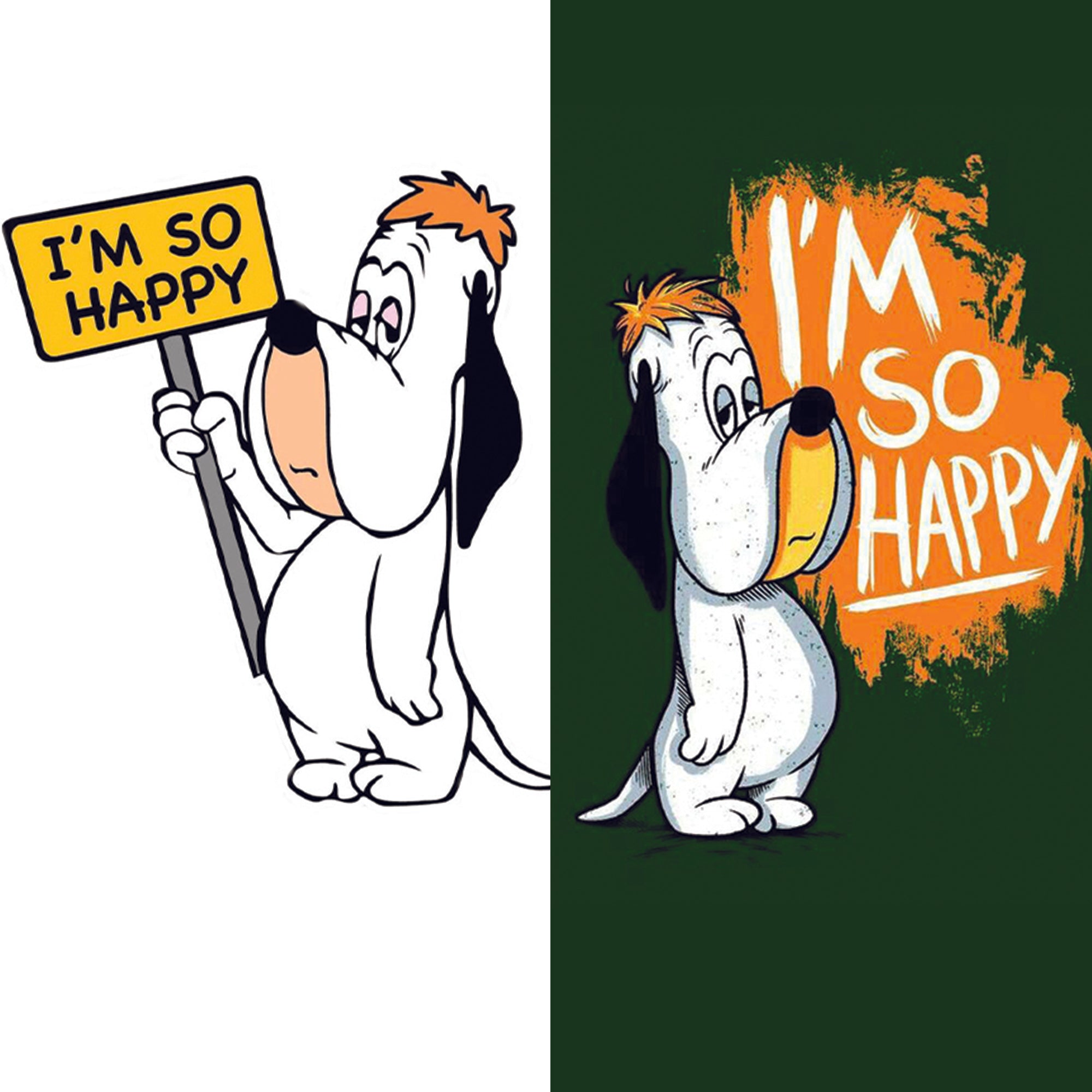 Droopy Dog say I'm so happy loop straps - Switch Bands