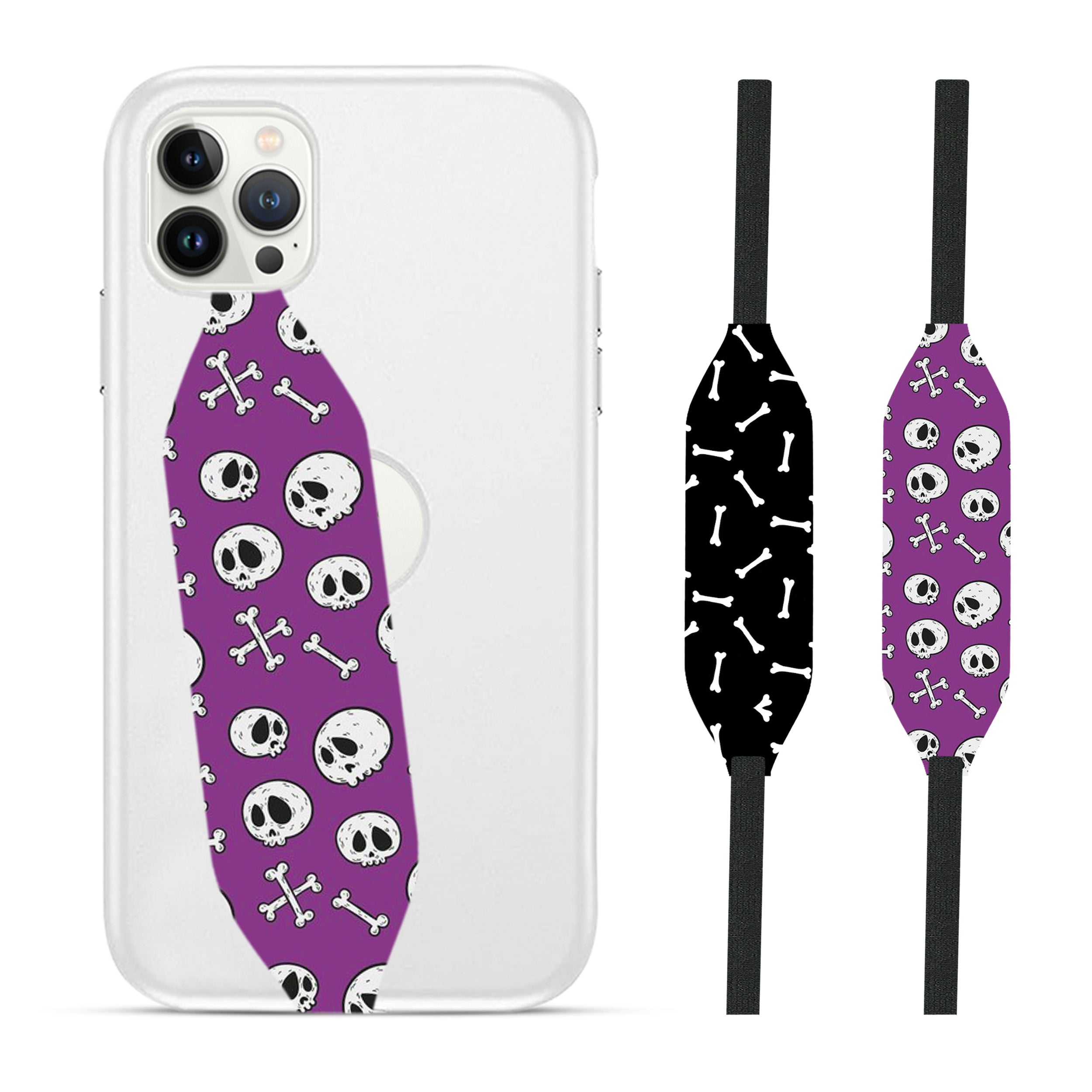 Skeletal iPhone cover with strap - switch bands