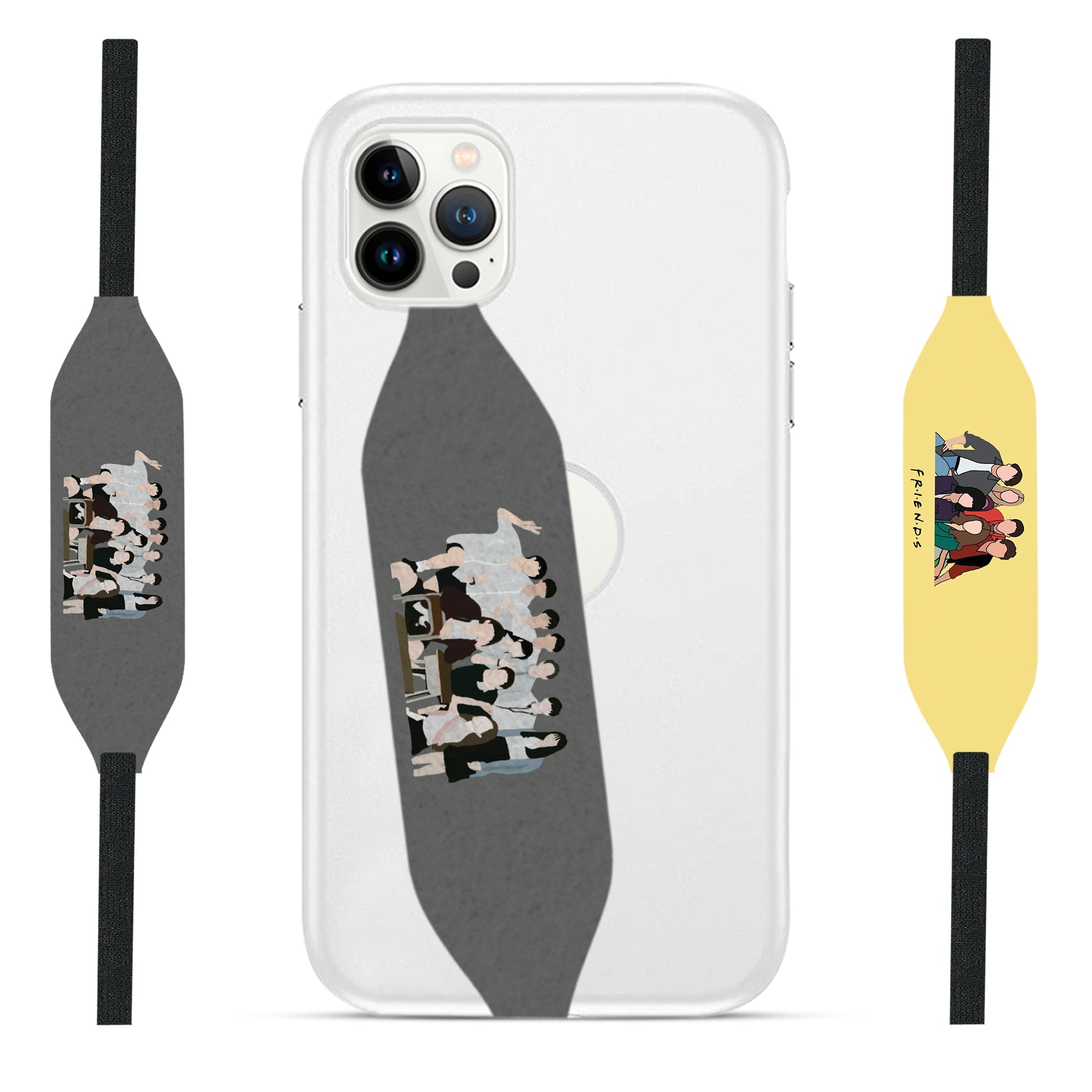 Best friend in frame iPhone Case with Strap - Switch Bands
