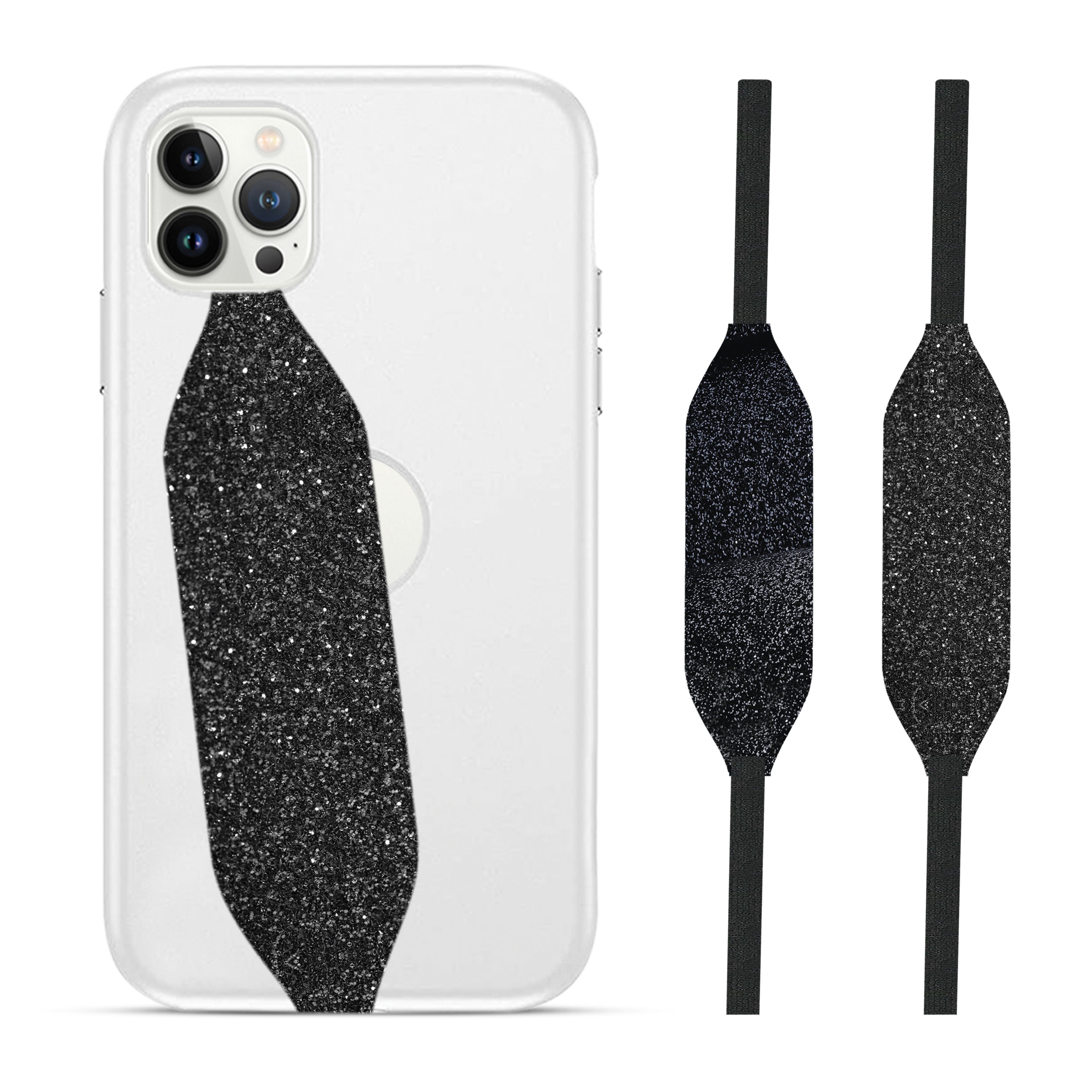 Sparkle Black strap loop - Switch Bands