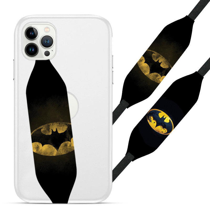Batman Symbol Strap on Phone Strap - Switch Bands
