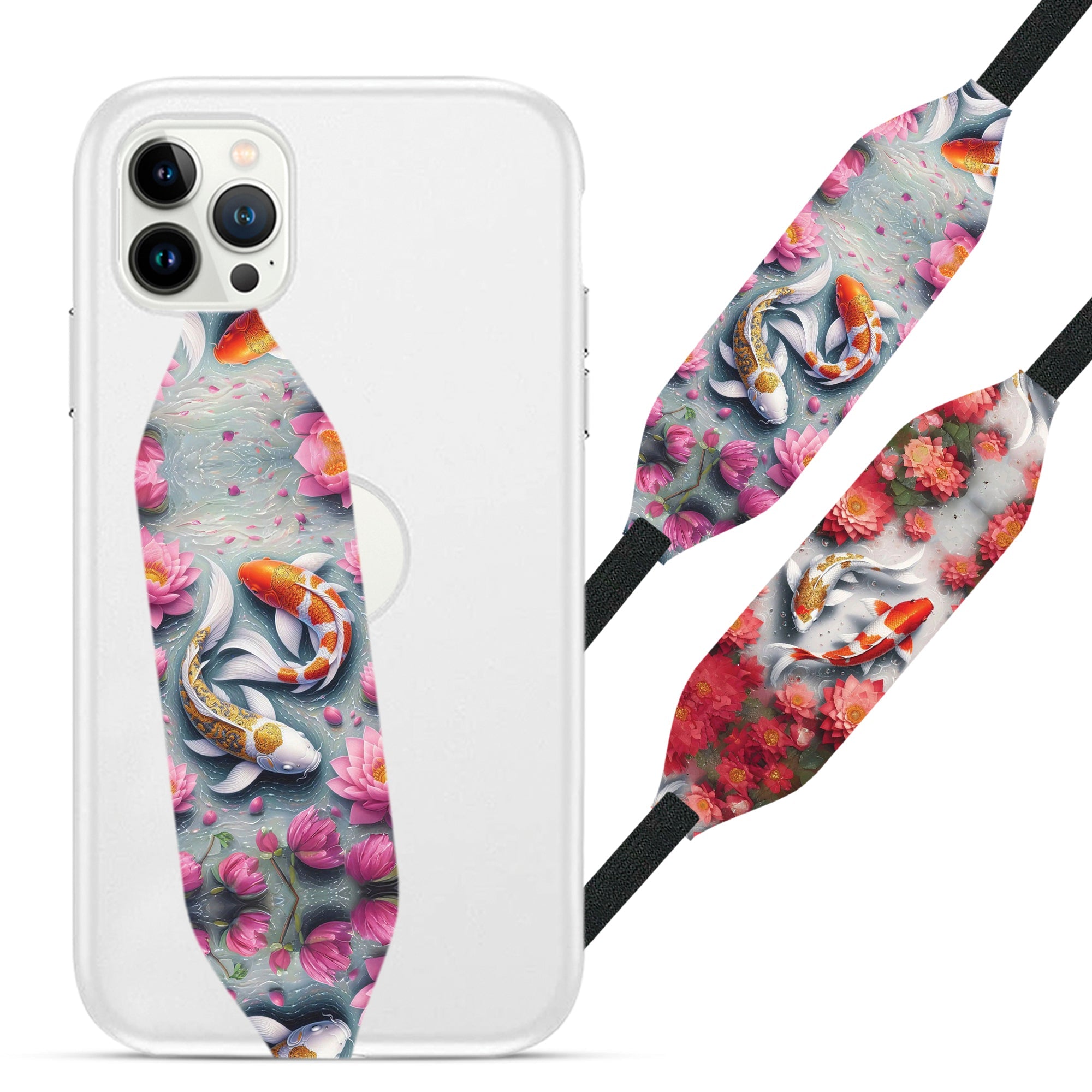 fish wallpaper pattern strap for phone - switch bands