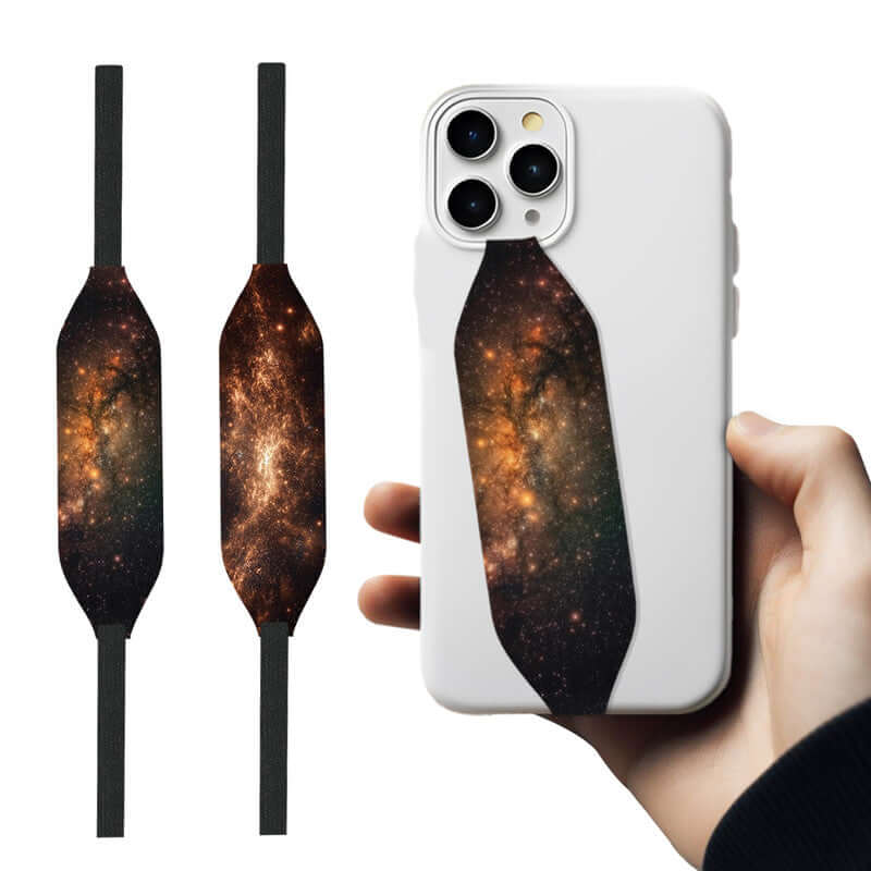 Tan nebula Loopy Case Grip Strap - Switch Bands