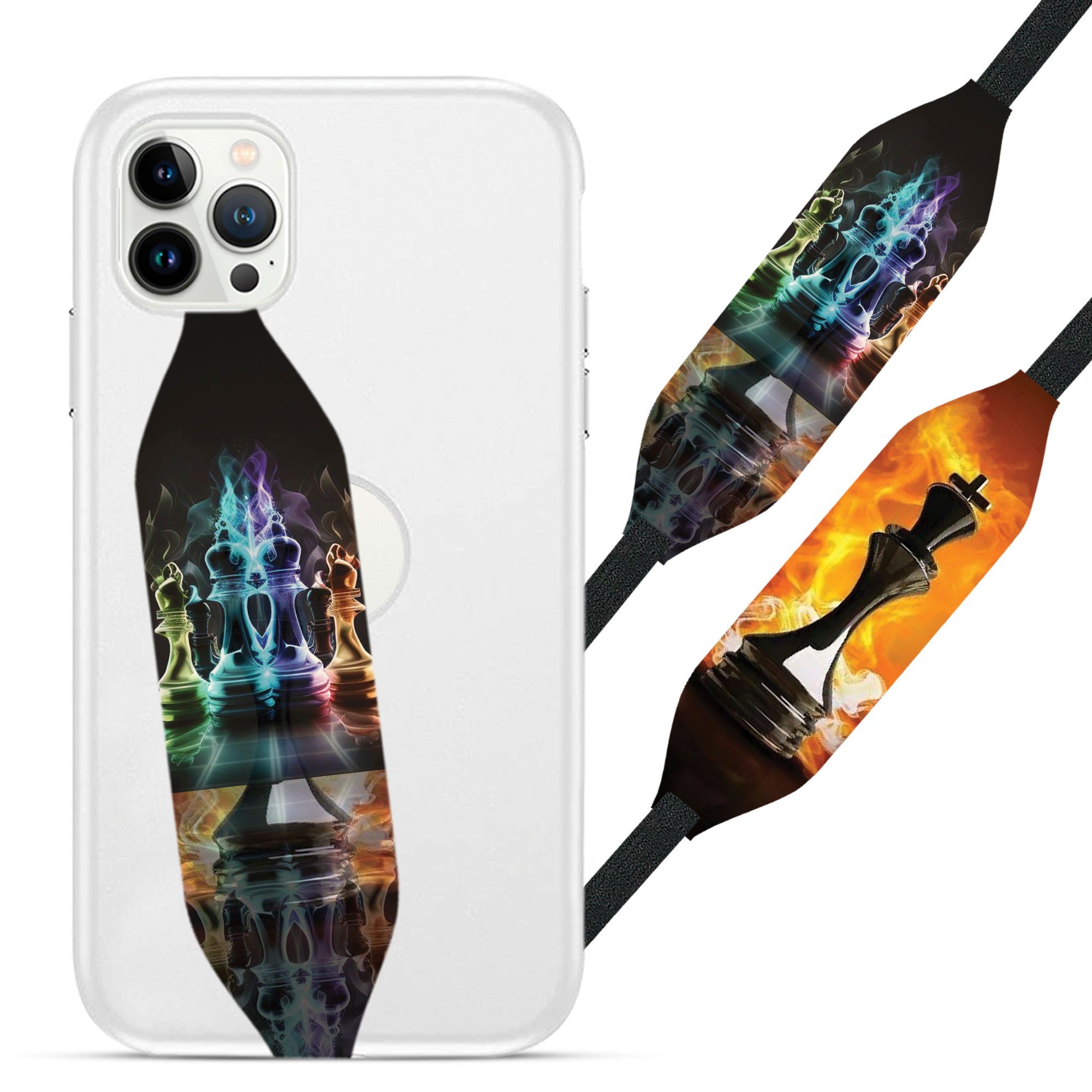 Strategic Symphony Chess Phone Strap - Switch Bands