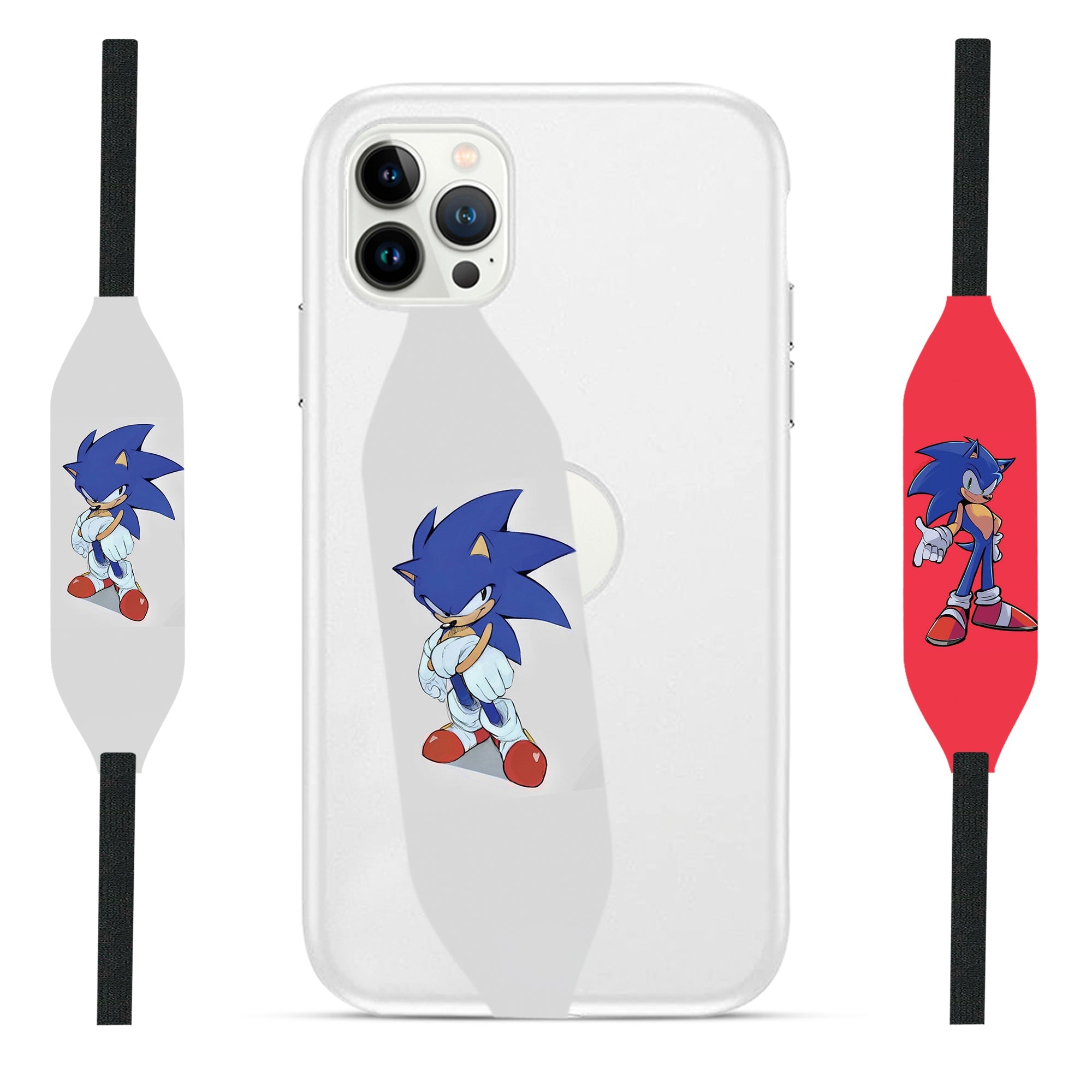 Animation sonic toon art phone grip strap - Switch Bands