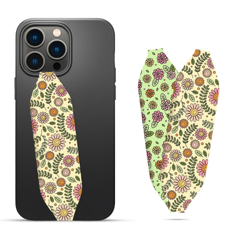 Flower Pretty Pattern Vector  iPhone Case Strap - Switch Bands