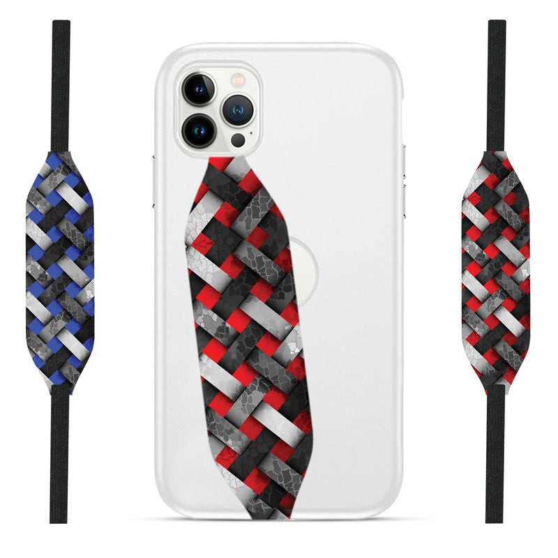 Geometric pattern on the side loop for phone Strap - Switch Bands