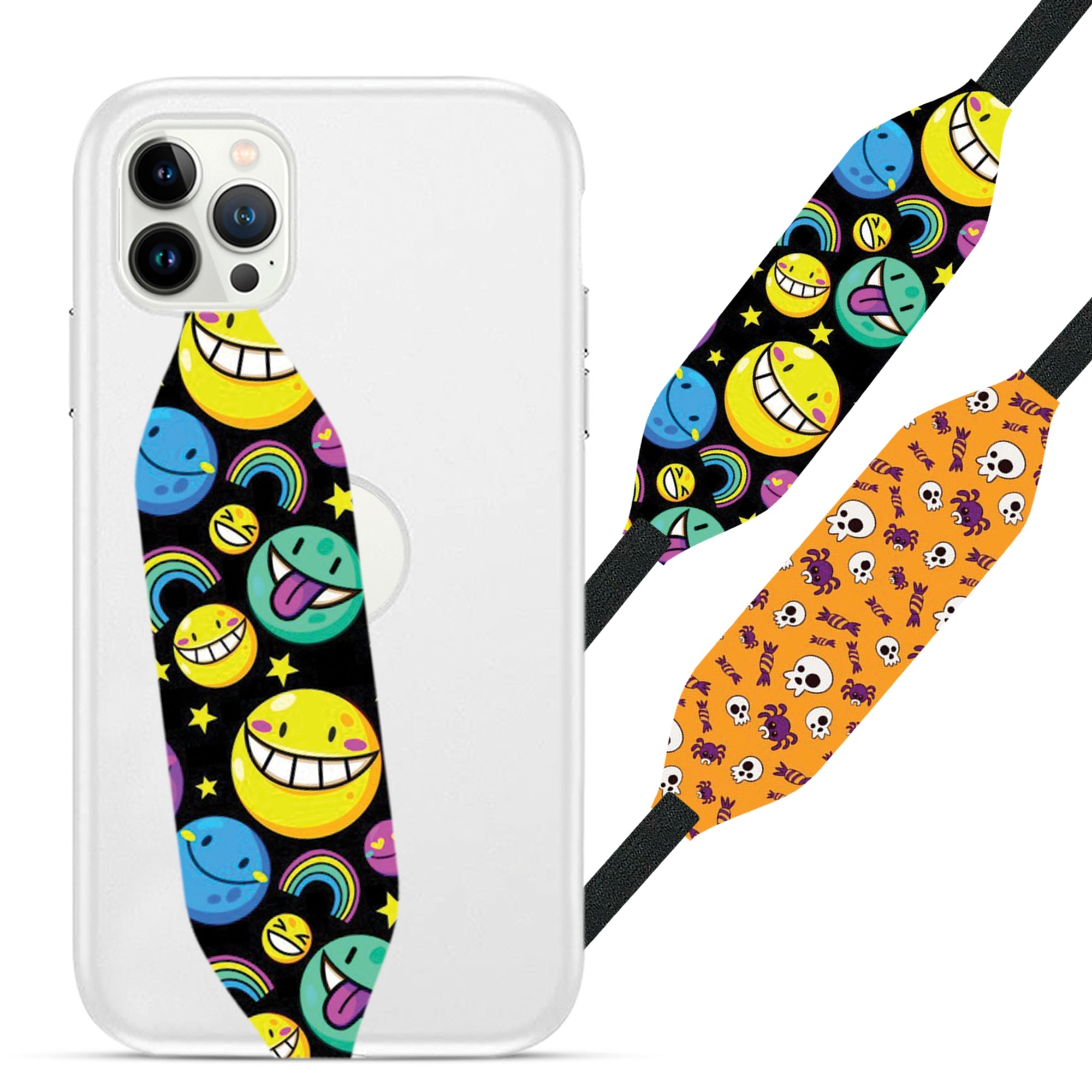 Funny Emoji pattern Toon Art Strap loop - Switch Bands