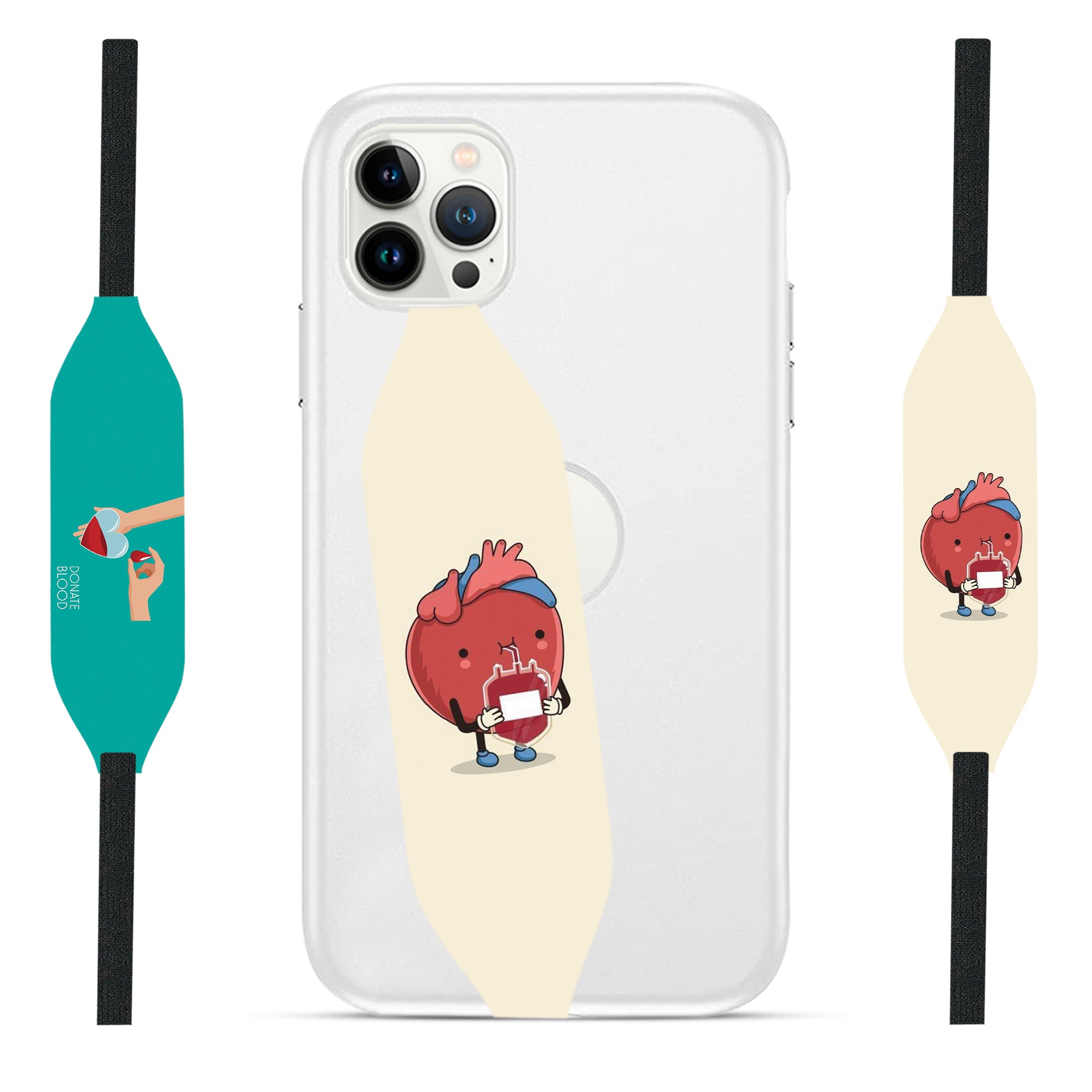 Donate Blood iPhone Case with Strap - Switch Bands