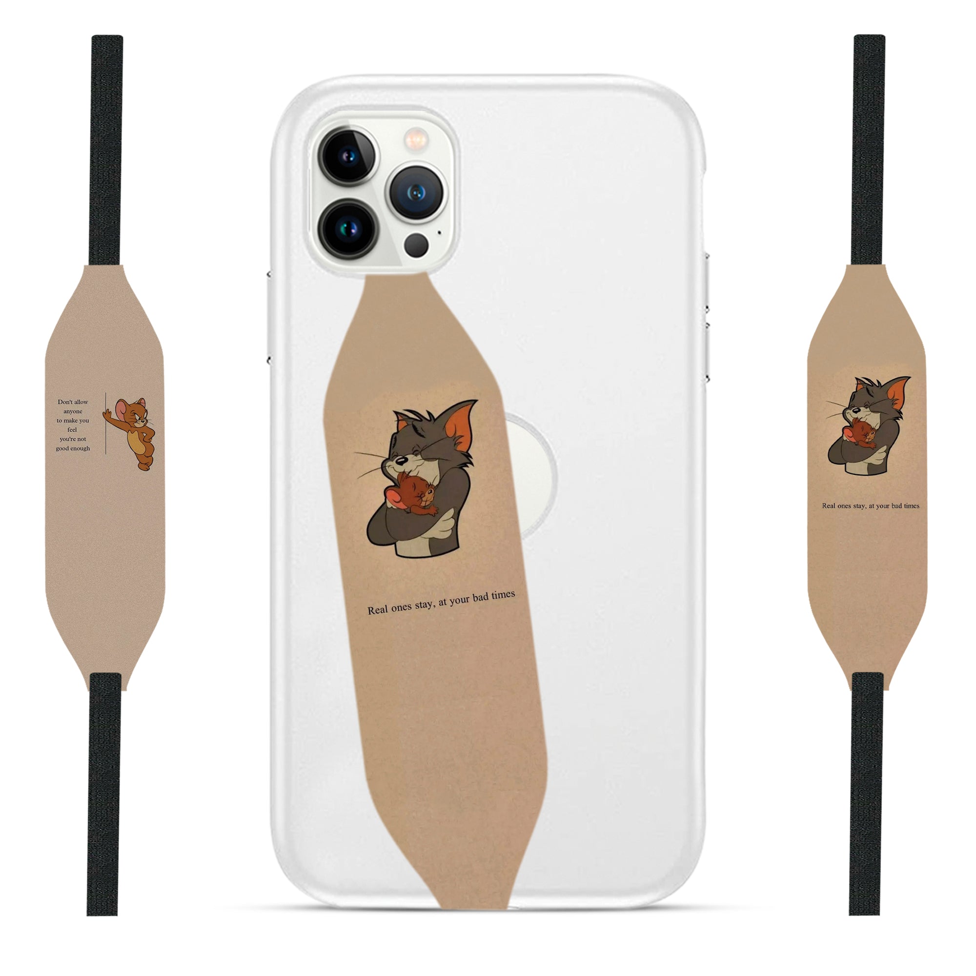 tom and jerry Quotes Cell Phone Strap - Switch Bands