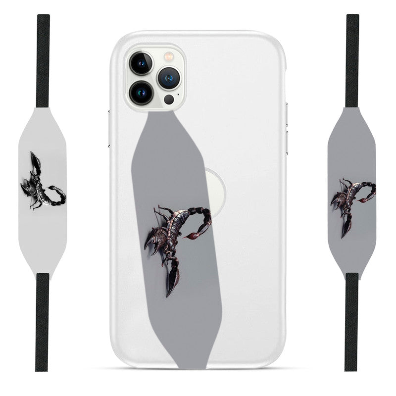 Red Scorpion Art Pattern Phone strap case - Switch Bands