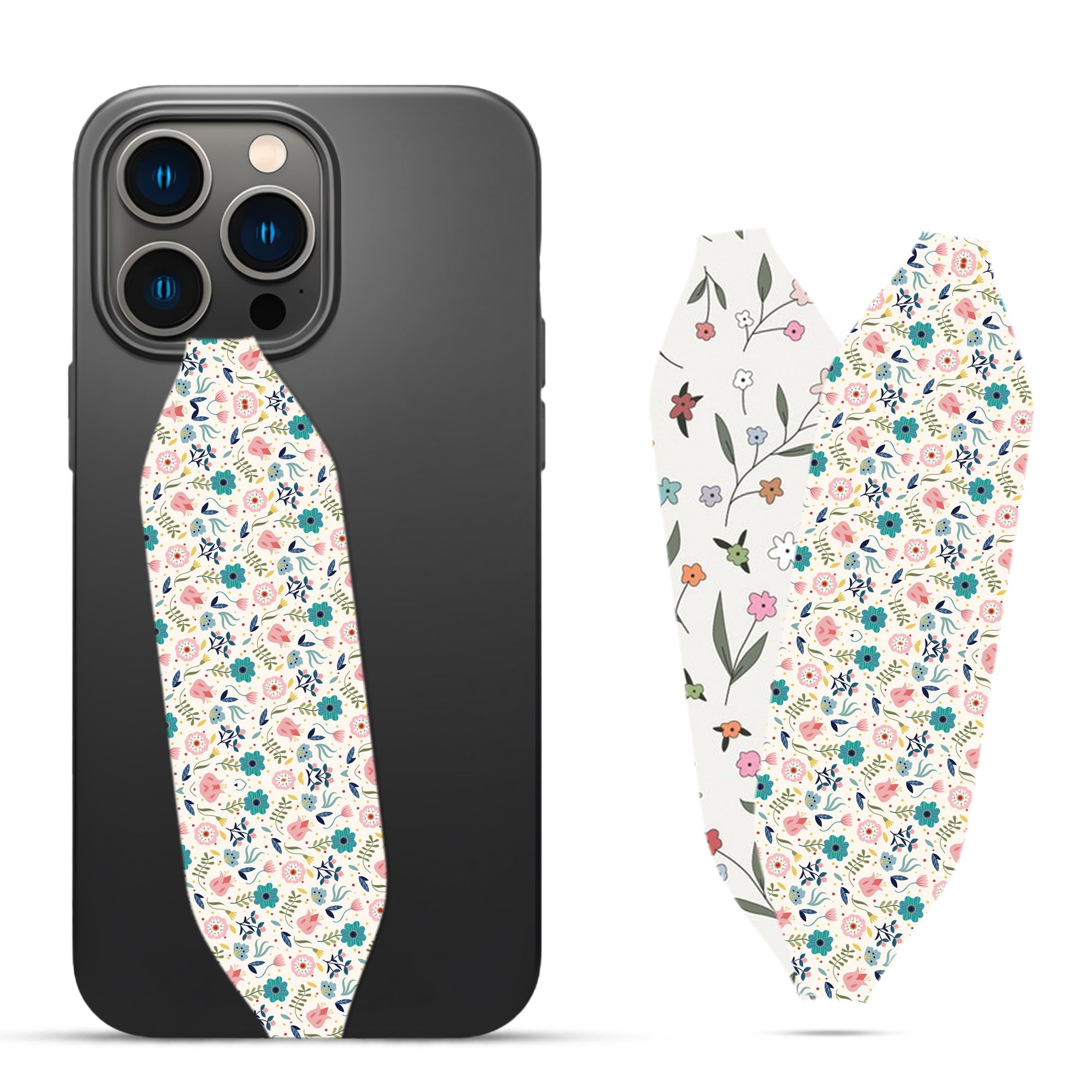 floral Patten Phone Strap Grip - Switch Bands